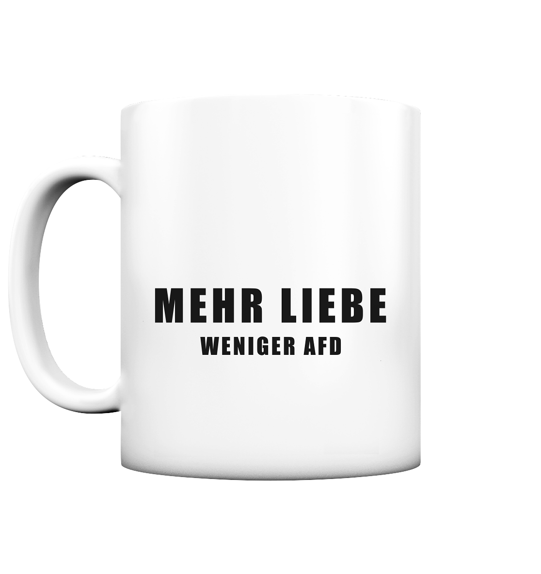 Hass ist keine Meinung - Tasse matt