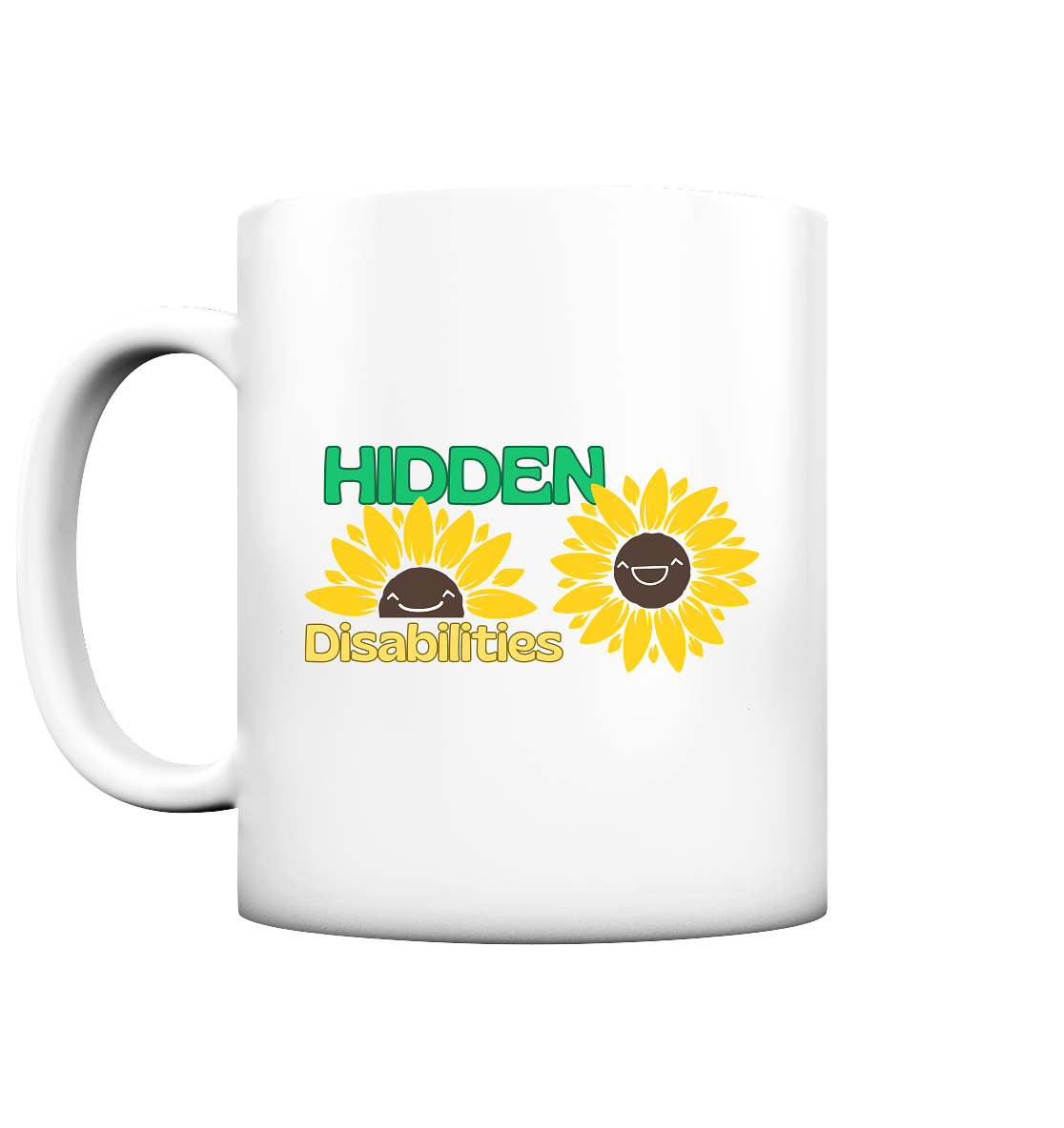 Hidden Disabilities "Sunflower Smile Edition" - Tasse matt