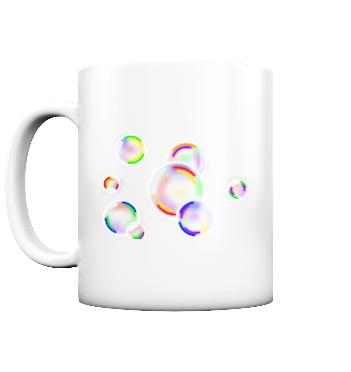 Regenbogen Seifenblasen - Tasse matt