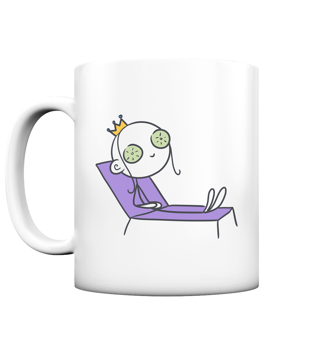 Seelenmännchen "Chill Out Edition" - Tasse matt