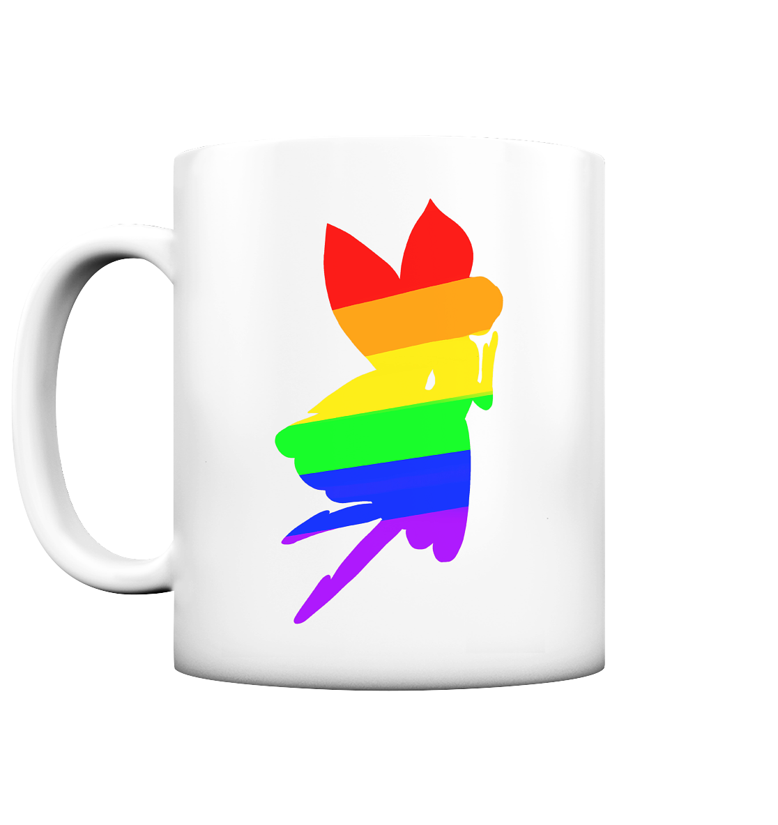 Regenbogen Fee - Tasse matt