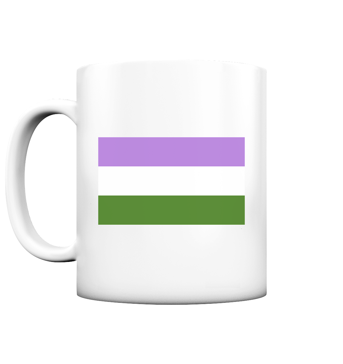 Genderqueer Pride Flag - Tasse matt