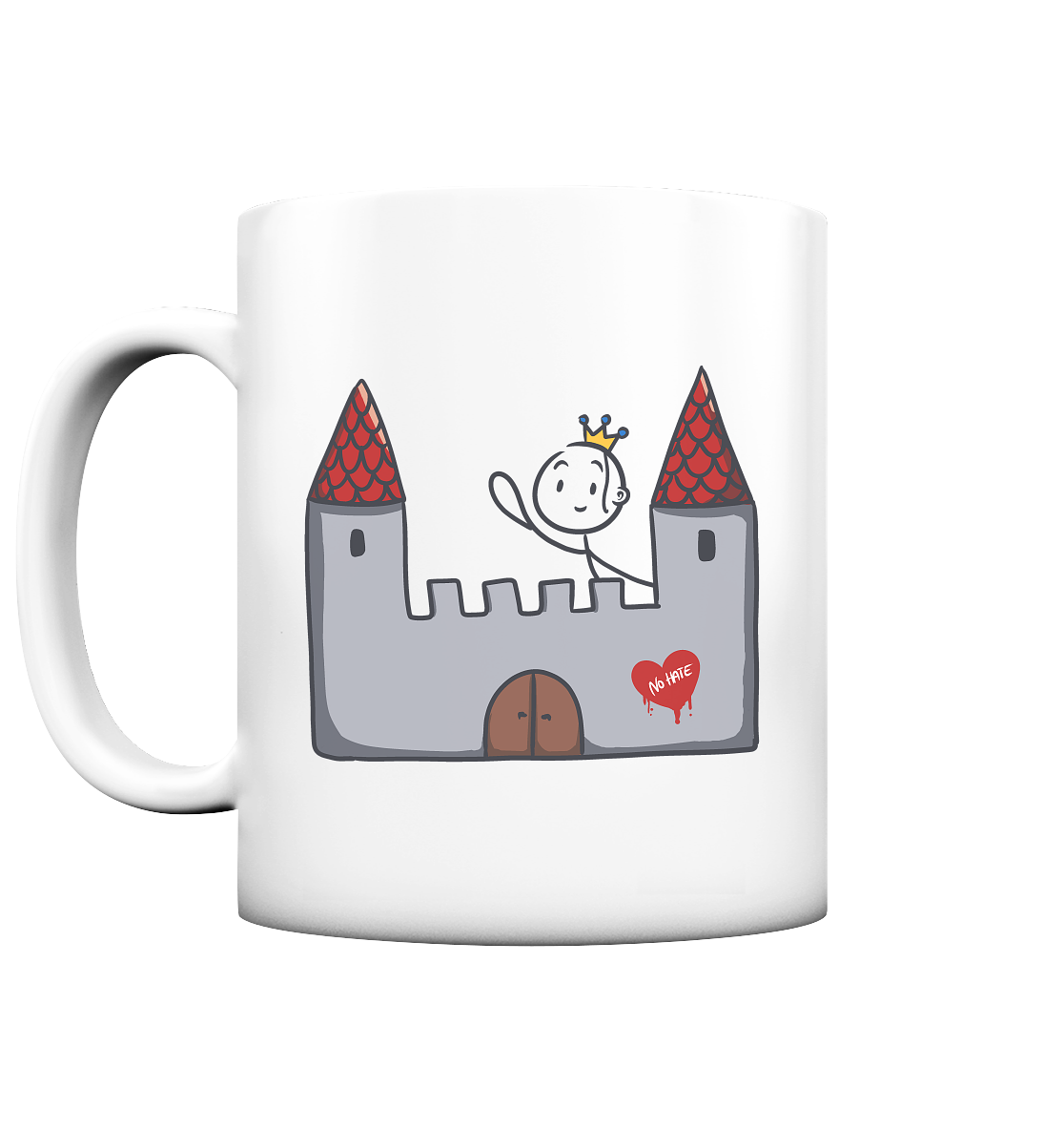 Seelenmännchen "Schloss Edition" - Tasse matt
