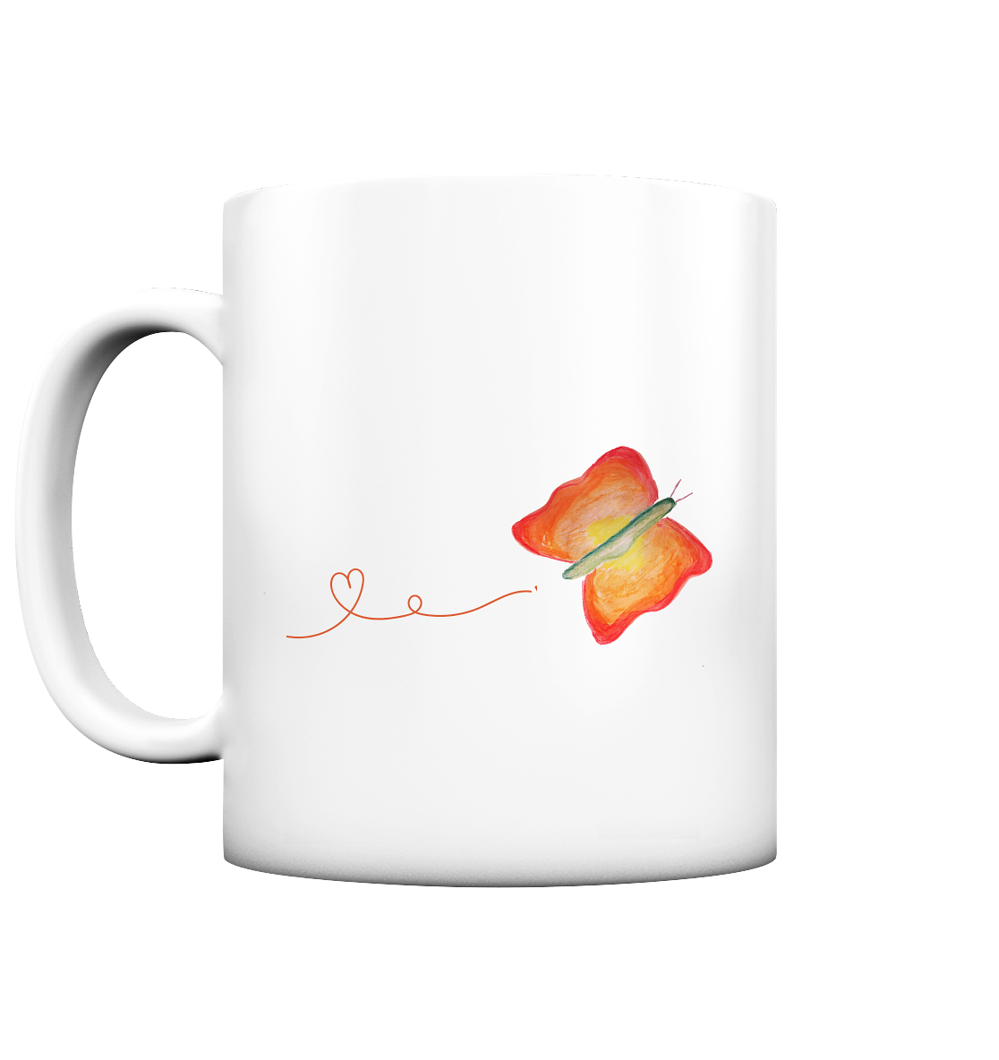 Schmetterline Jona "Herzspur Edition" - Tasse matt