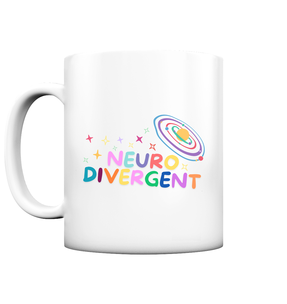 Neurodivergent "Planet Edition" - Tasse matt