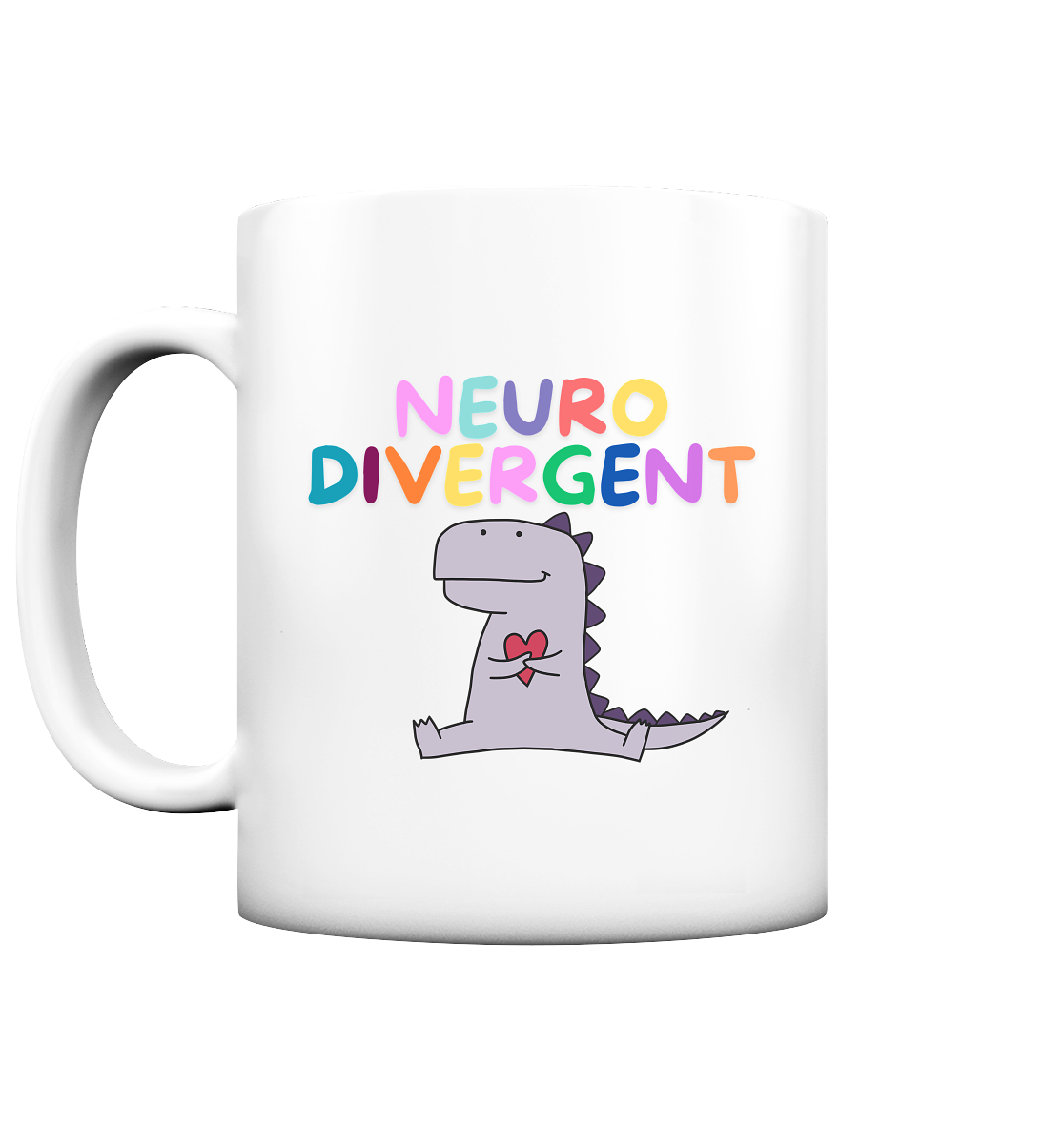 Neurodivergent "Dino Edition" - Tasse matt
