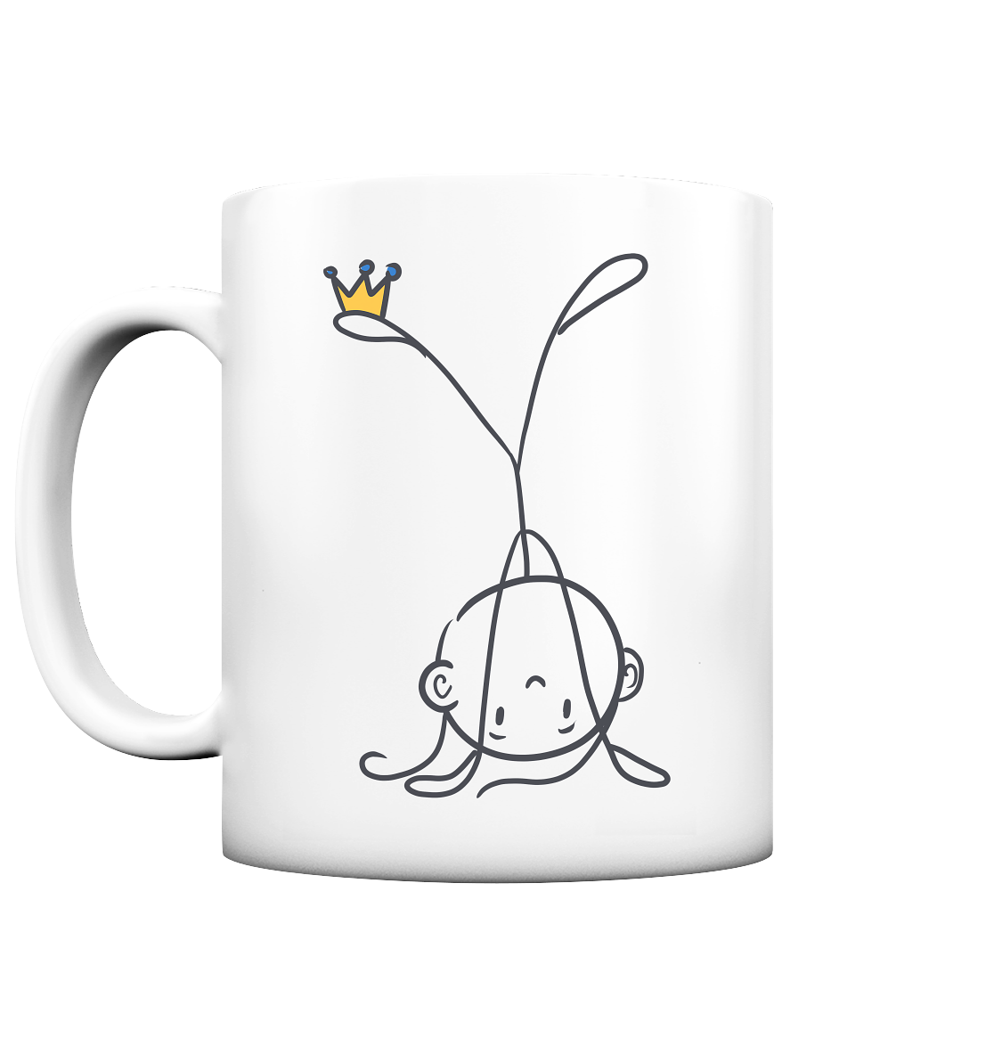 Seelenmännchen "Handstand Edition" - Tasse matt