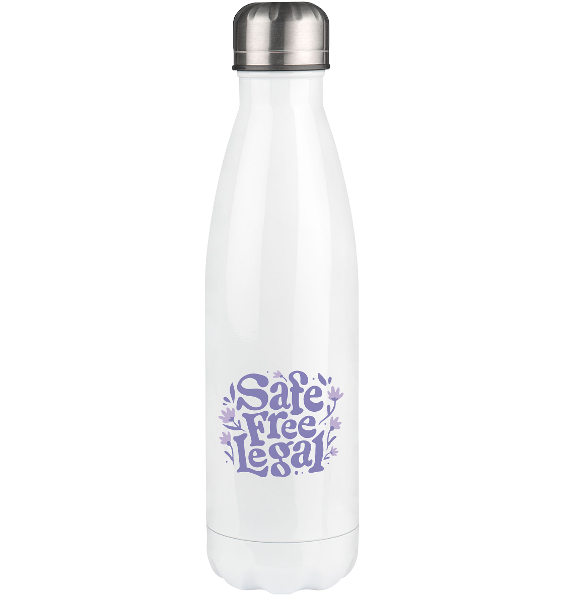 Safe Free Legal "Blumen Edition" - Thermoflasche 500ml
