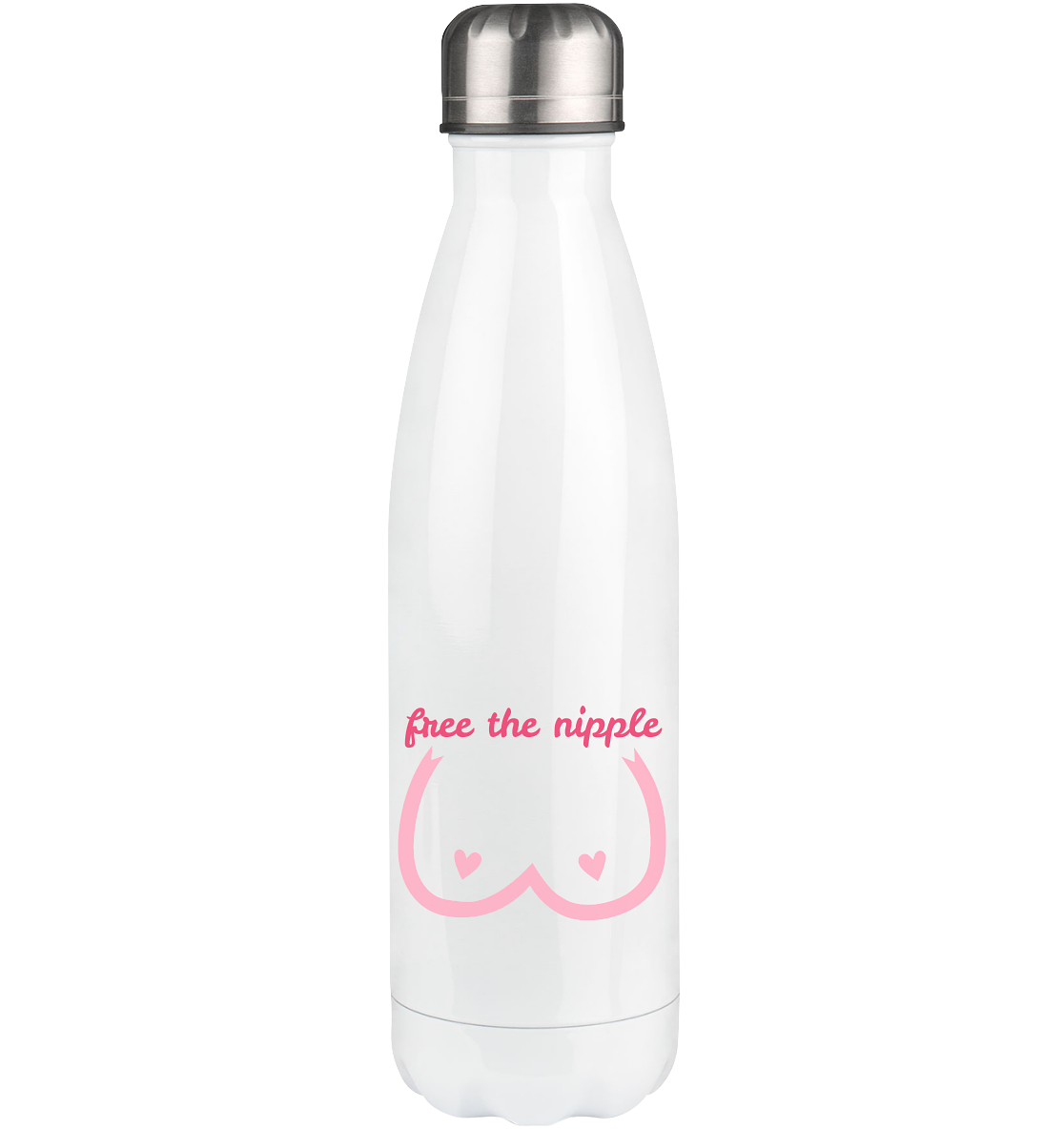 Free The Nipple - Thermoflasche 500ml