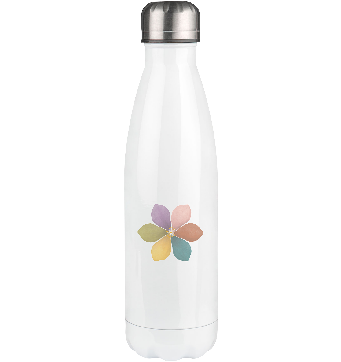 Ich sorge gut für mich "Achtsamkeitsblüte Edition" Backprint - Thermoflasche 500ml