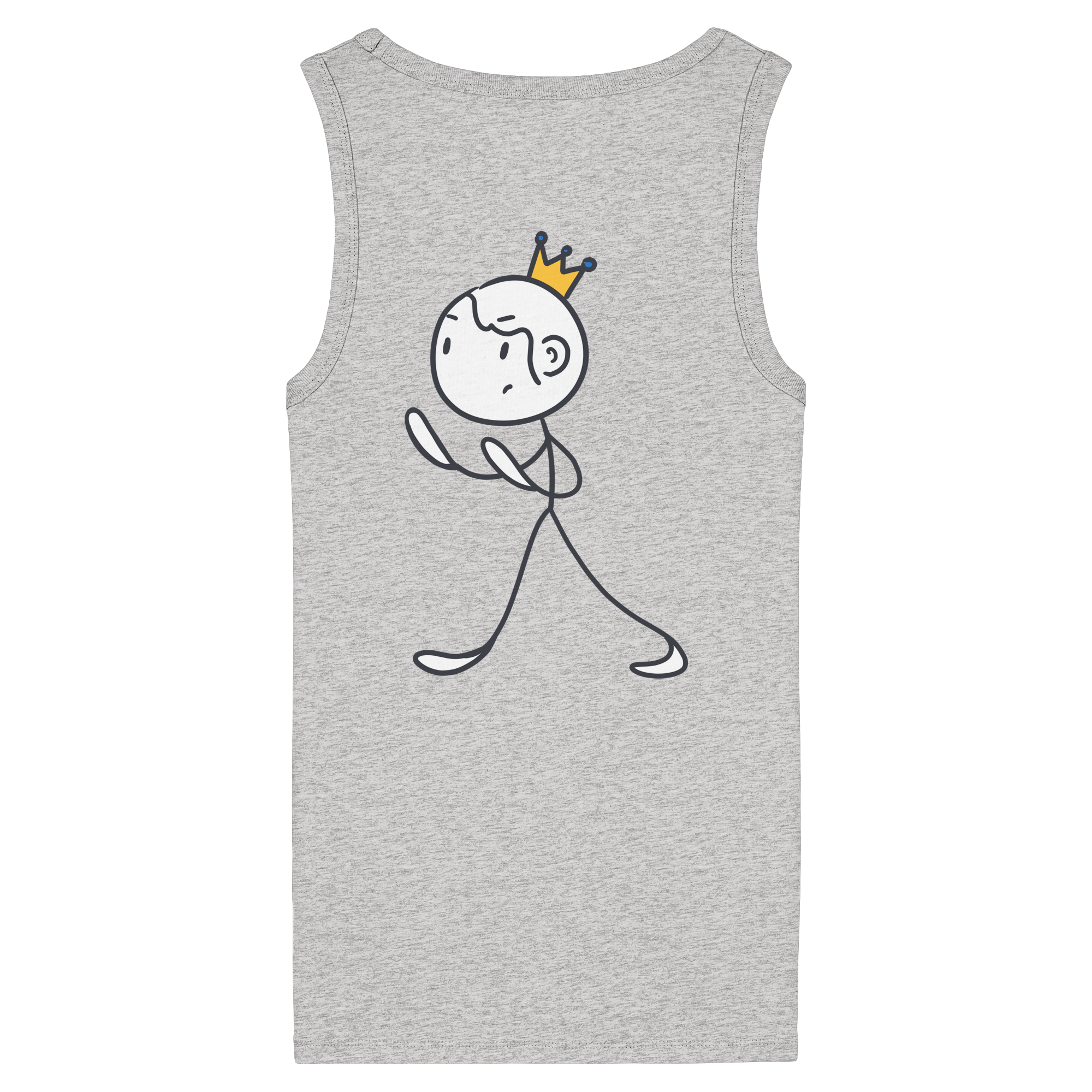 Survivor Queens Logo "Schriftzug Edition" mit Seelenmännchen "Selbstverteidigung Edition" Backprint (hell) - Womens Organic Fitted Tank Top