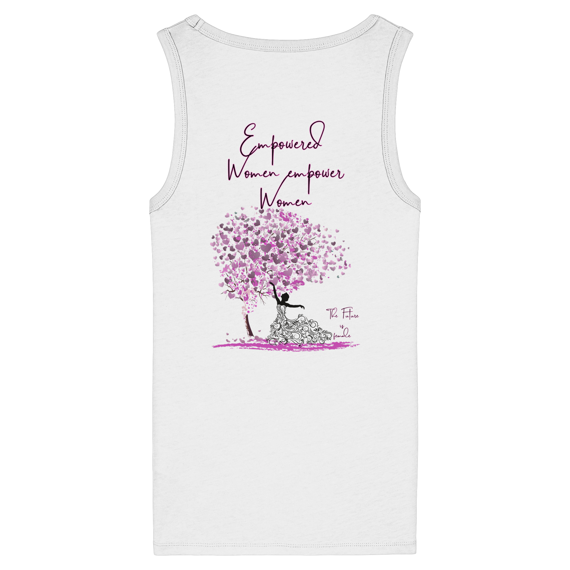Empowered Women empower Women Backprint - Womens Organic Fitted Tank Top