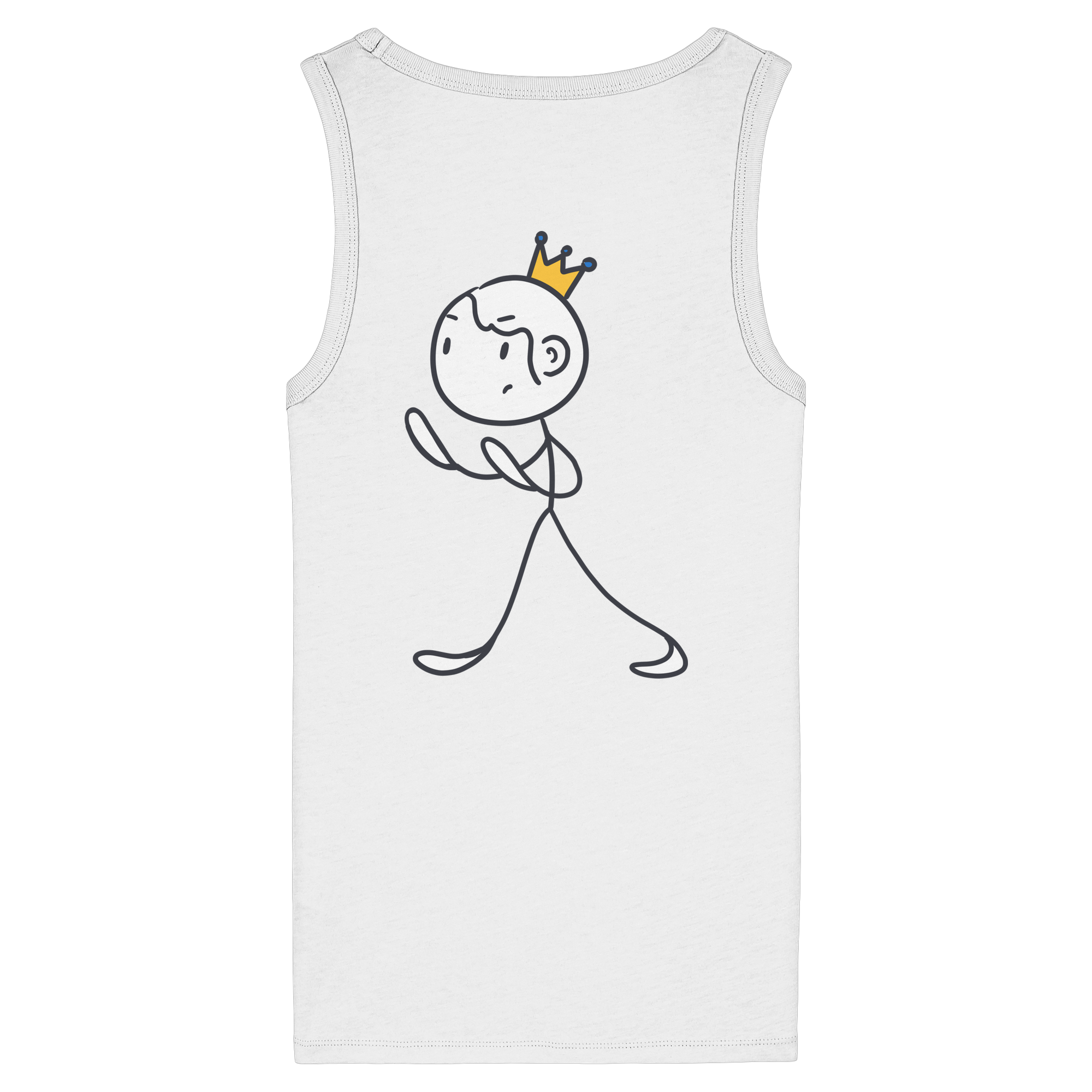 Survivor Queens Logo "Schriftzug Edition" mit Seelenmännchen "Selbstverteidigung Edition" Backprint (hell) - Womens Organic Fitted Tank Top
