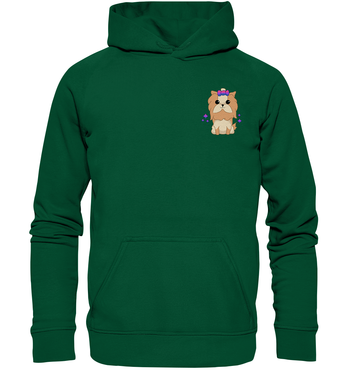 Cute Bisexual Dog - Basic Unisex Hoodie