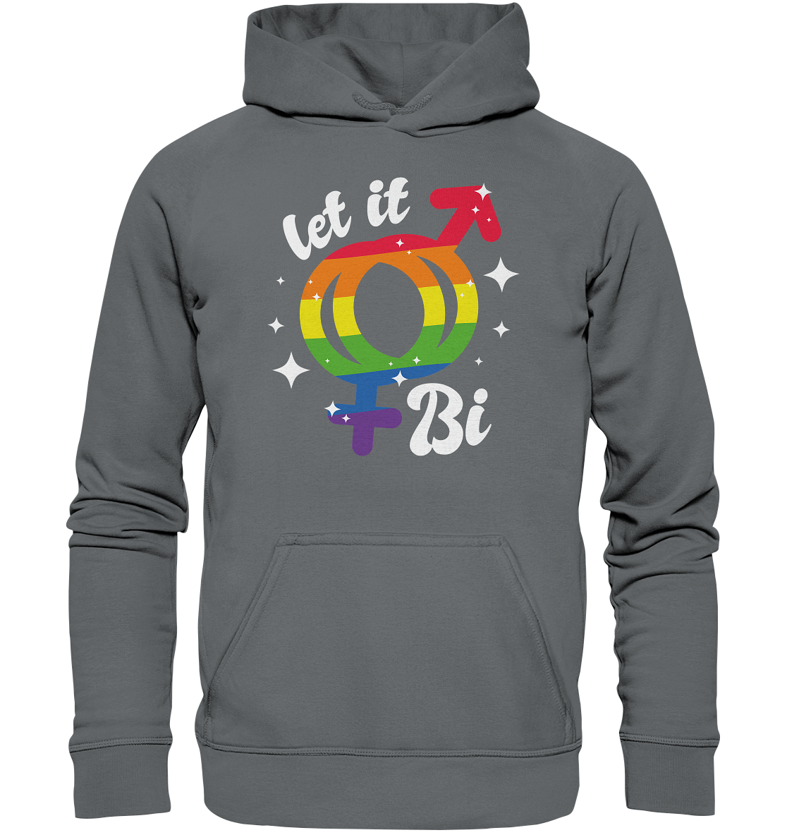 Let it Bi - Basic Unisex Hoodie
