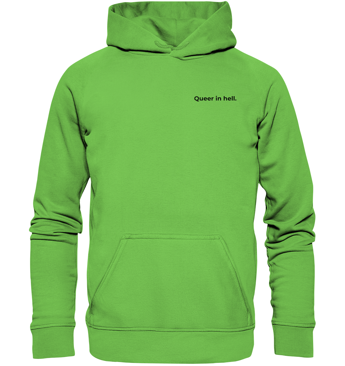 Queer in Hell '25 Backprint - Basic Unisex Hoodie