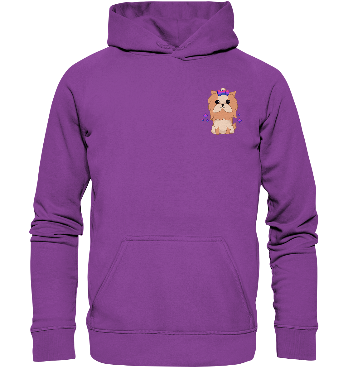 Cute Bisexual Dog - Basic Unisex Hoodie