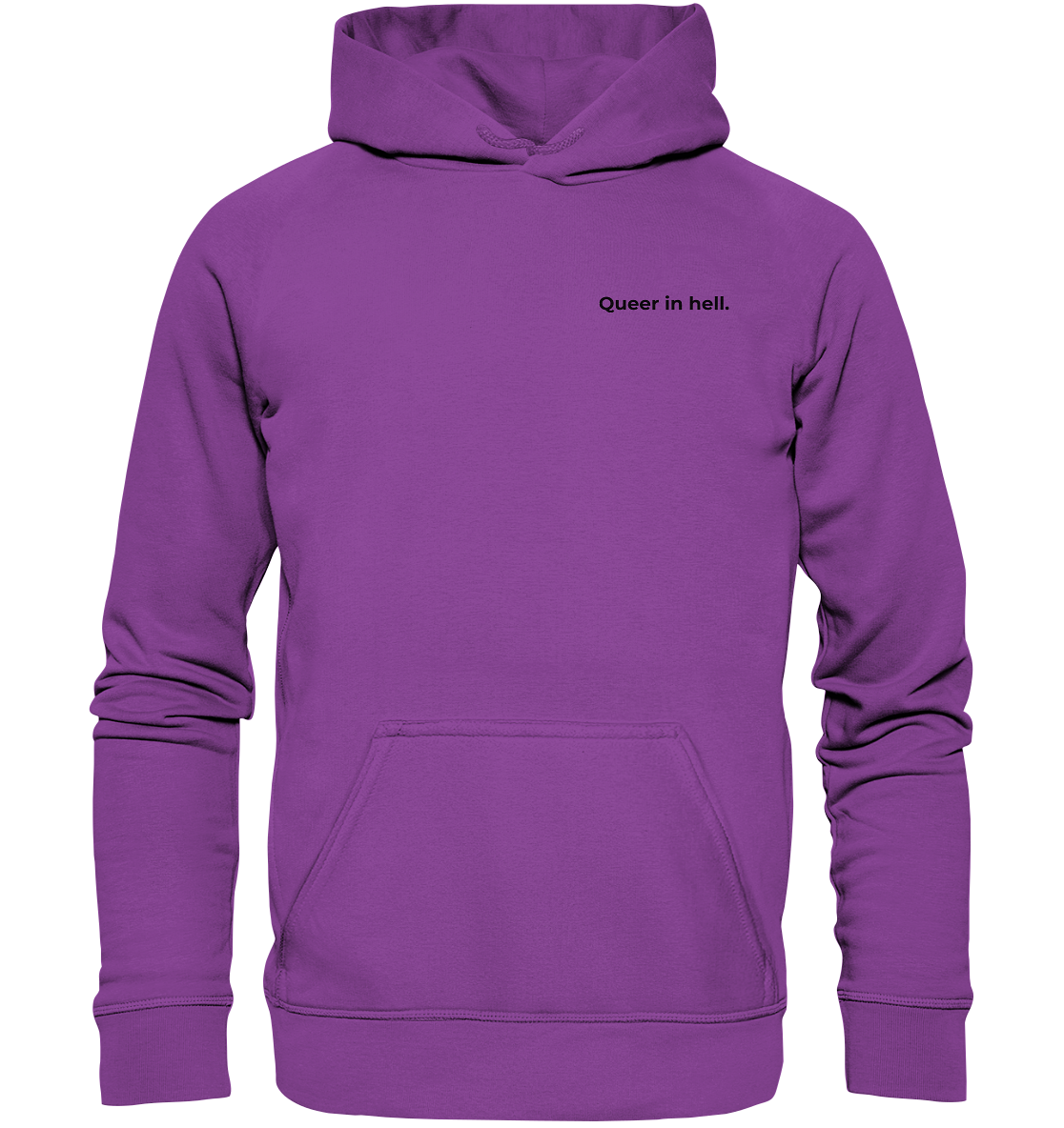 Queer in Hell '25 Backprint - Basic Unisex Hoodie