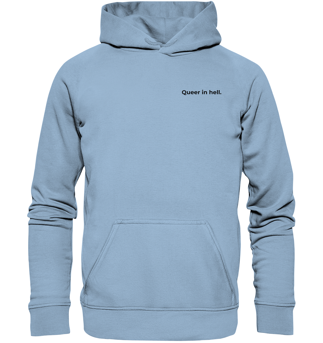Queer in Hell '25 Backprint - Basic Unisex Hoodie