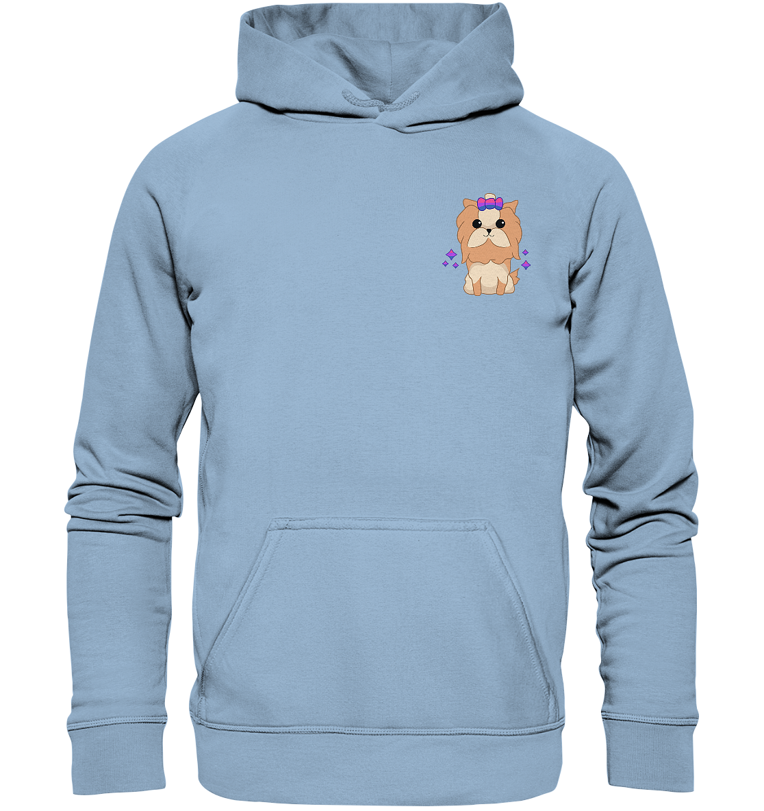 Cute Bisexual Dog - Basic Unisex Hoodie