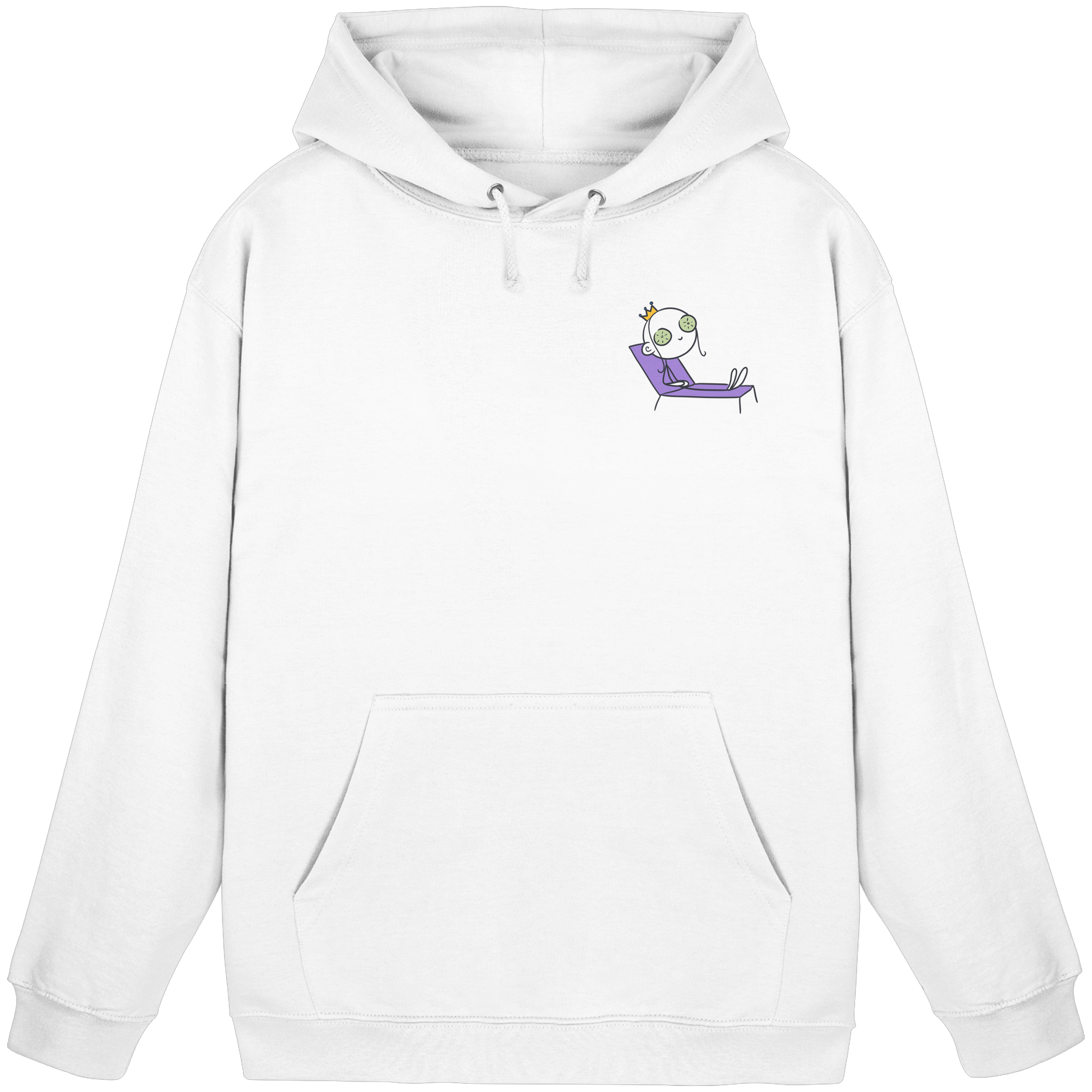 Seelenmännchen "Chill Out Edition" Brustprint - Basic Unisex Hoodie