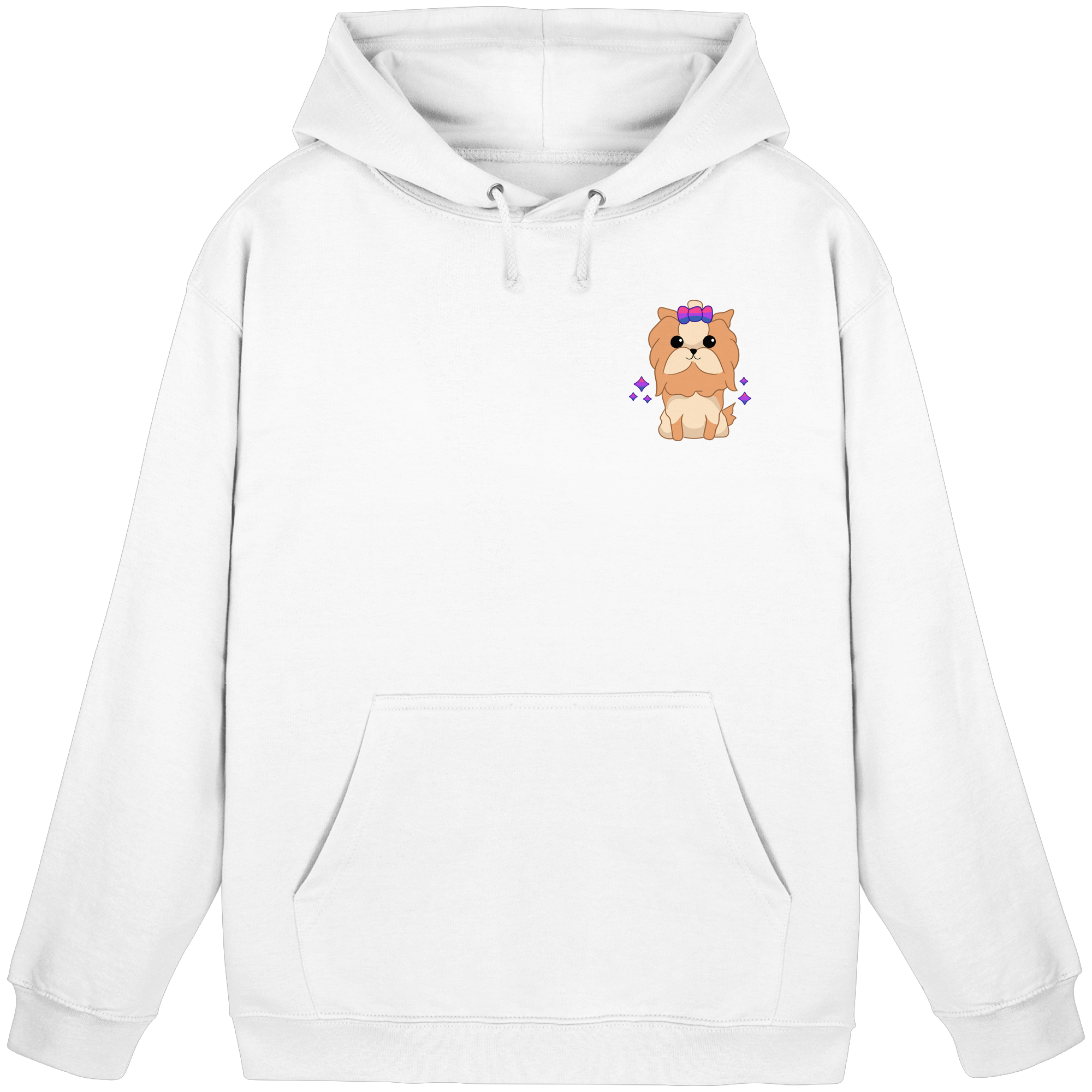 Cute Bisexual Dog - Basic Unisex Hoodie