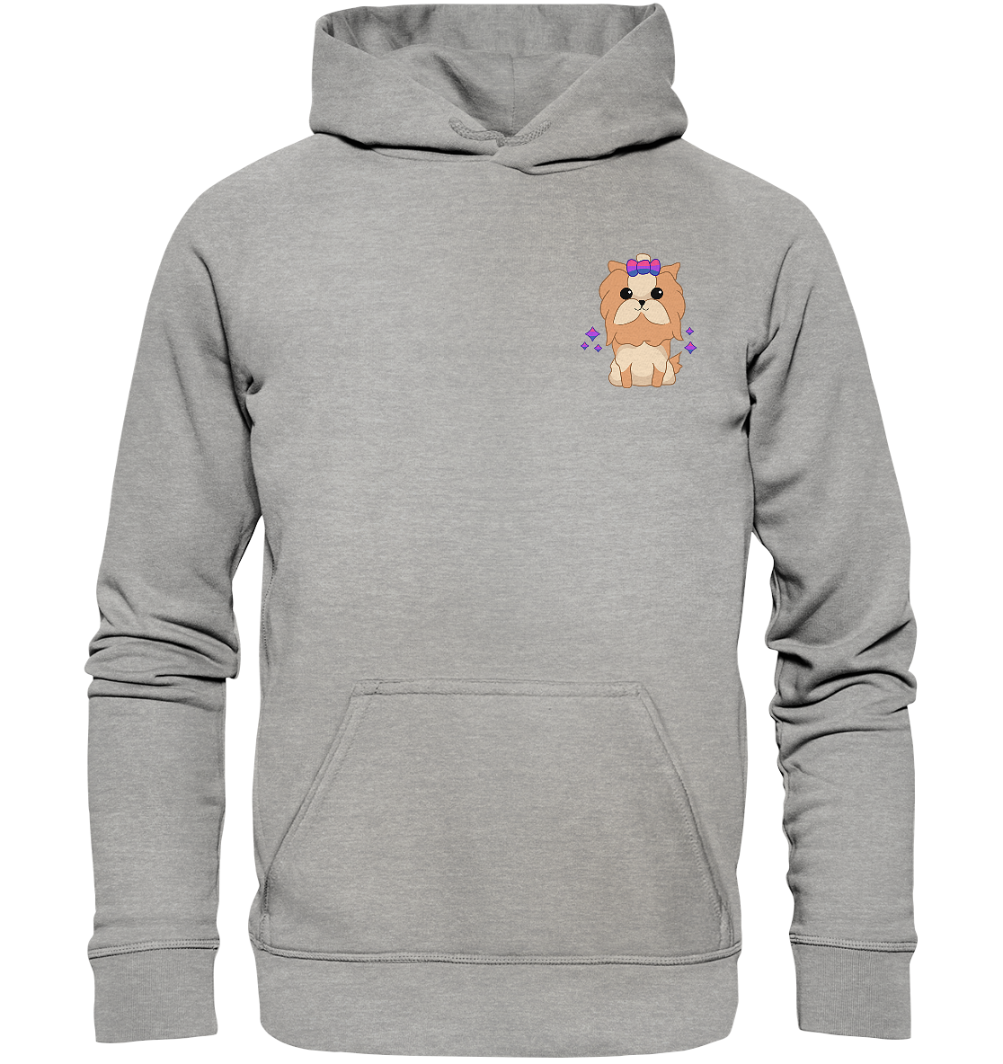 Cute Bisexual Dog - Basic Unisex Hoodie