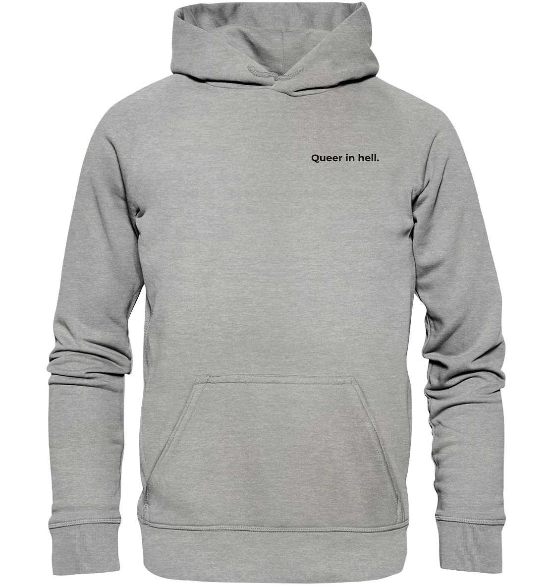Queer in Hell '25 Backprint - Basic Unisex Hoodie