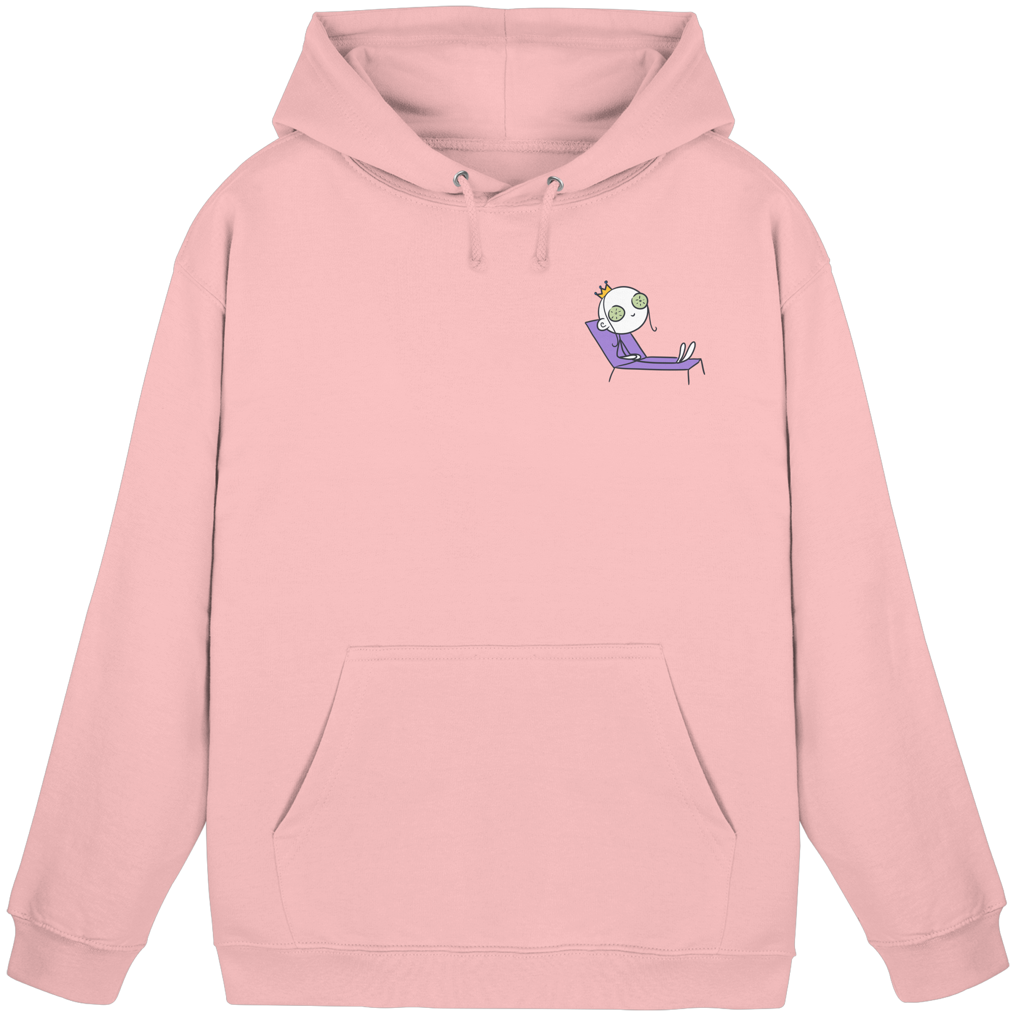 Seelenmännchen "Chill Out Edition" Brustprint - Basic Unisex Hoodie