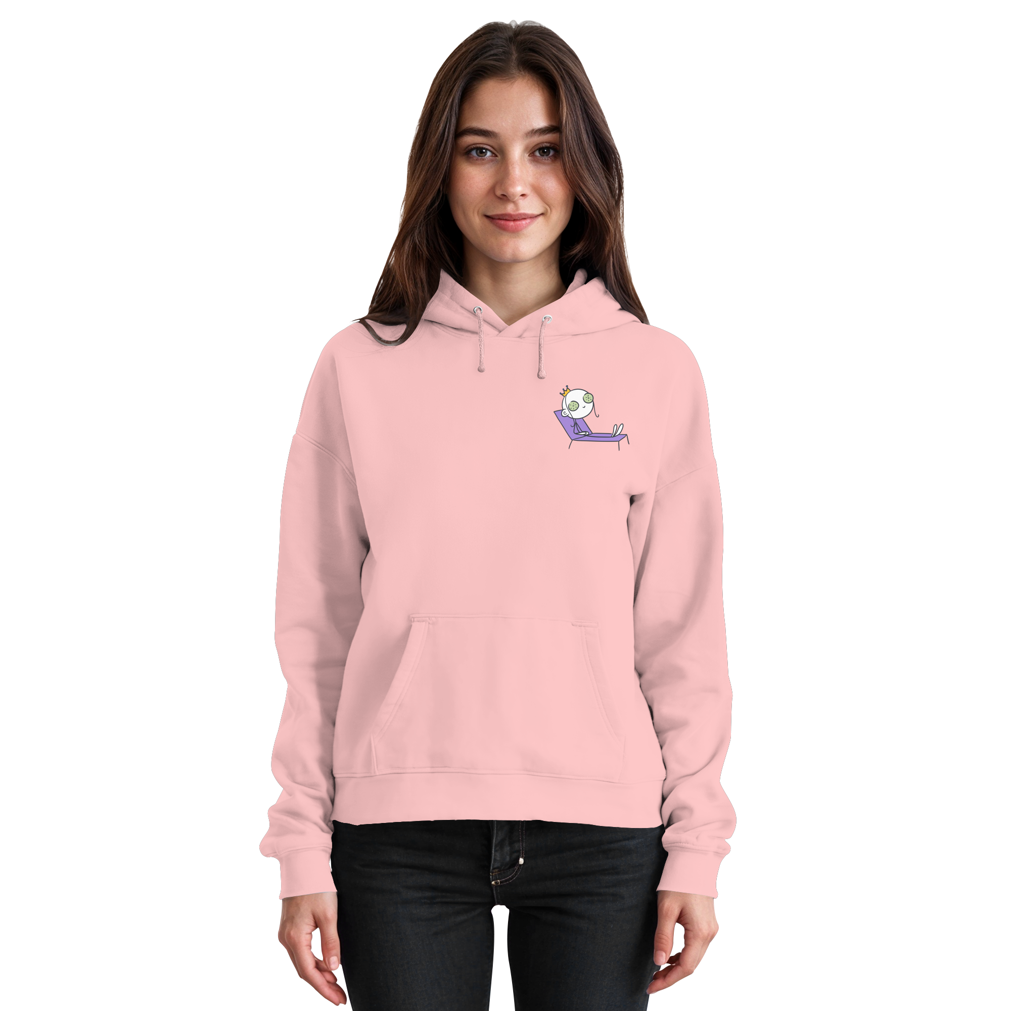 Seelenmännchen "Chill Out Edition" Brustprint - Basic Unisex Hoodie