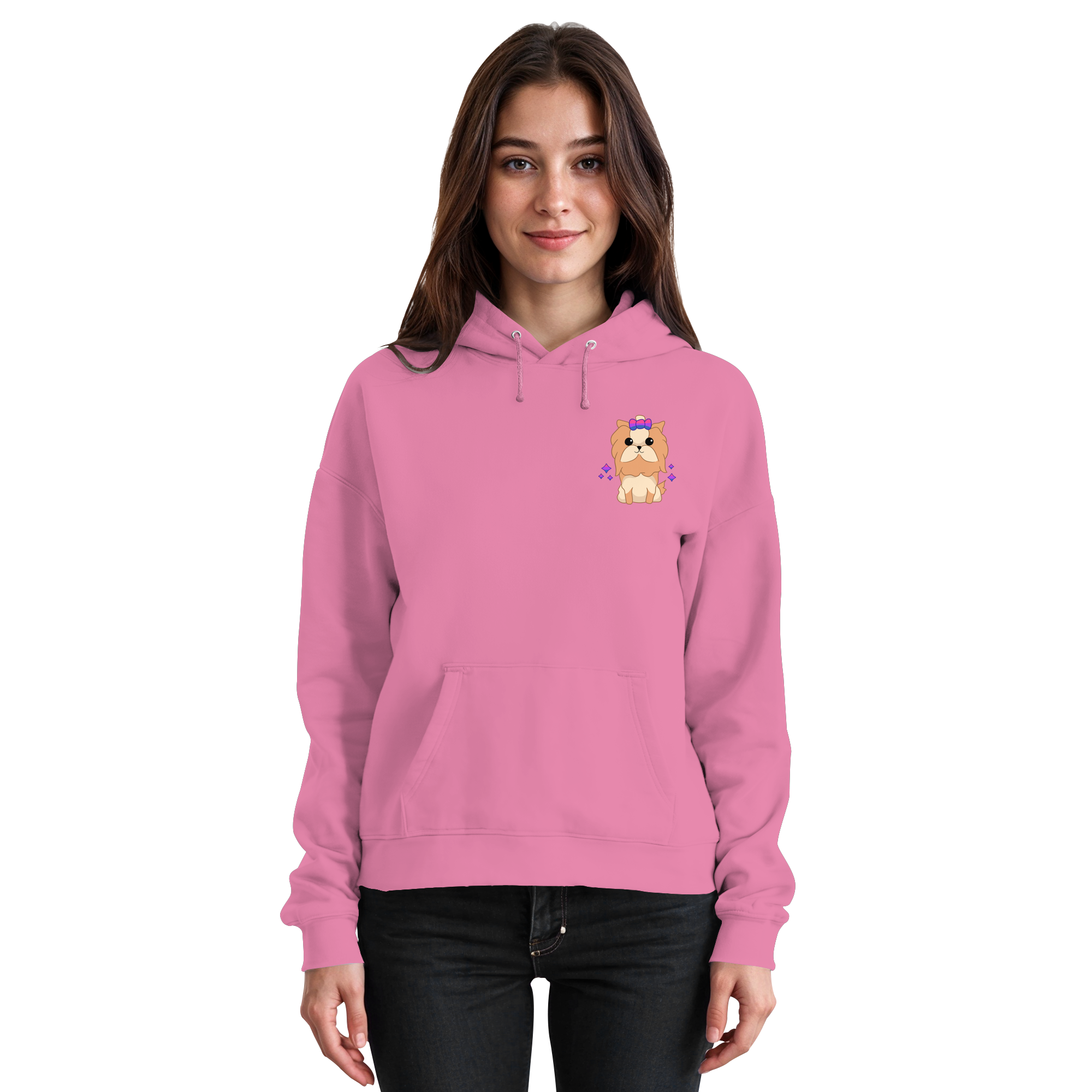 Cute Bisexual Dog - Basic Unisex Hoodie