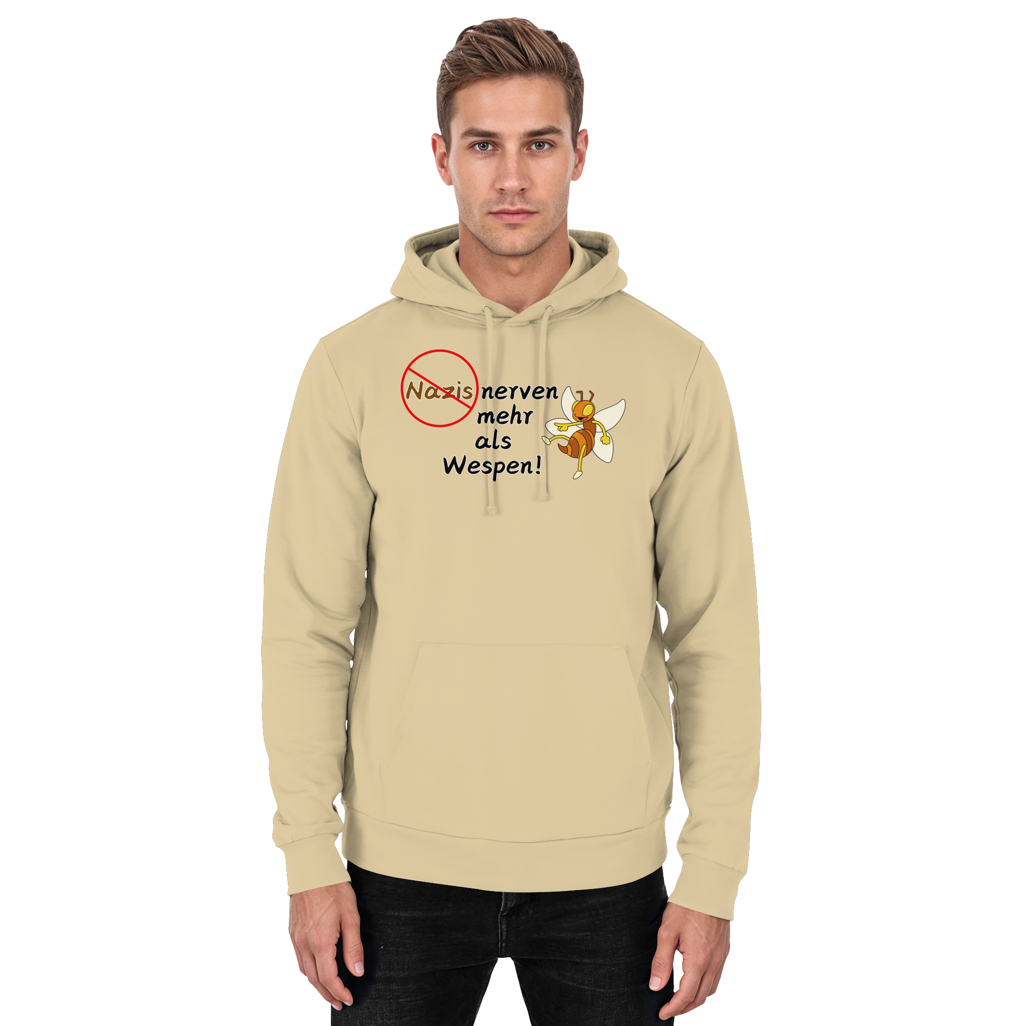 Nazis nerven mehr als Wespen - Basic Unisex Hoodie