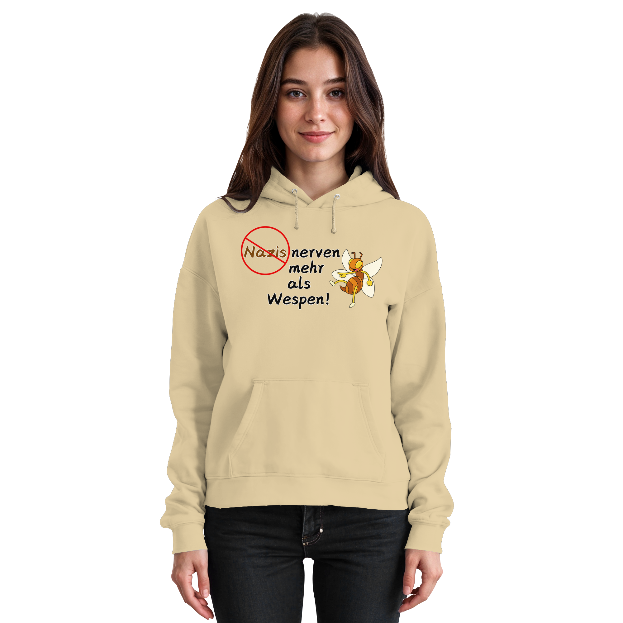 Nazis nerven mehr als Wespen - Basic Unisex Hoodie
