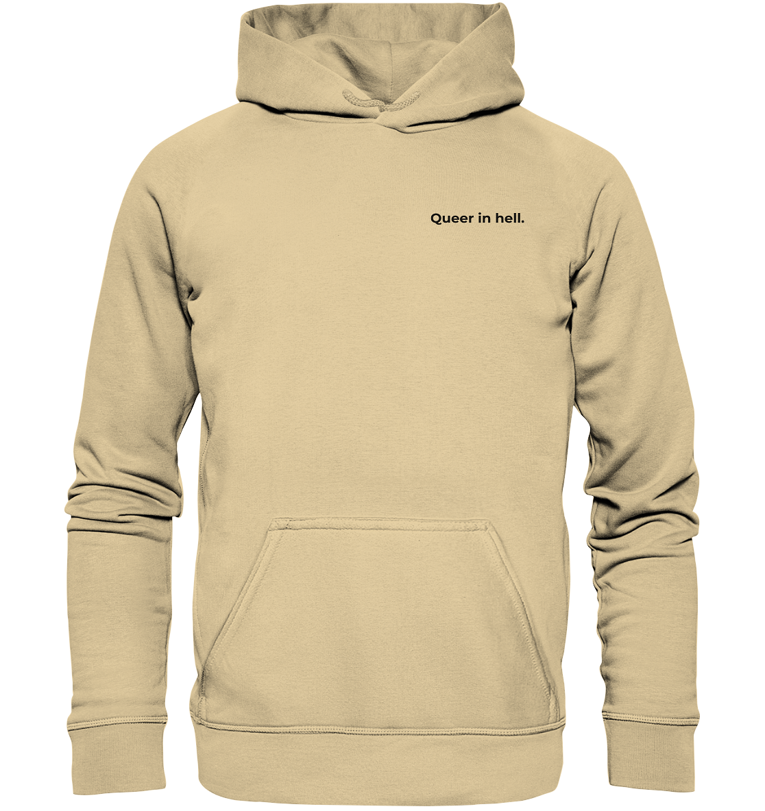 Queer in Hell '25 Backprint - Basic Unisex Hoodie