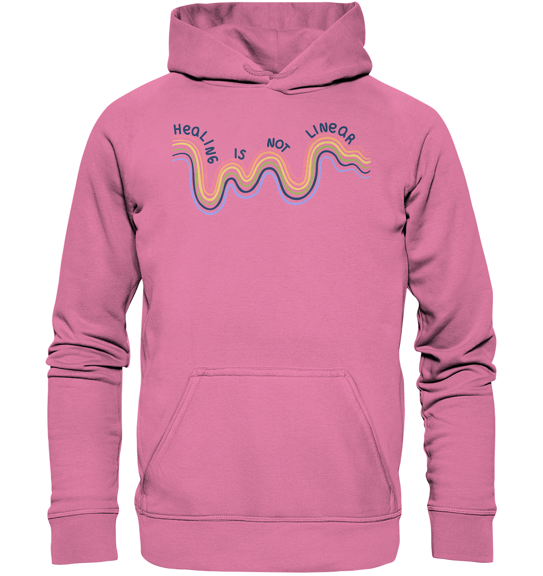 Healing is not Linear - Basic Unisex Hoodie