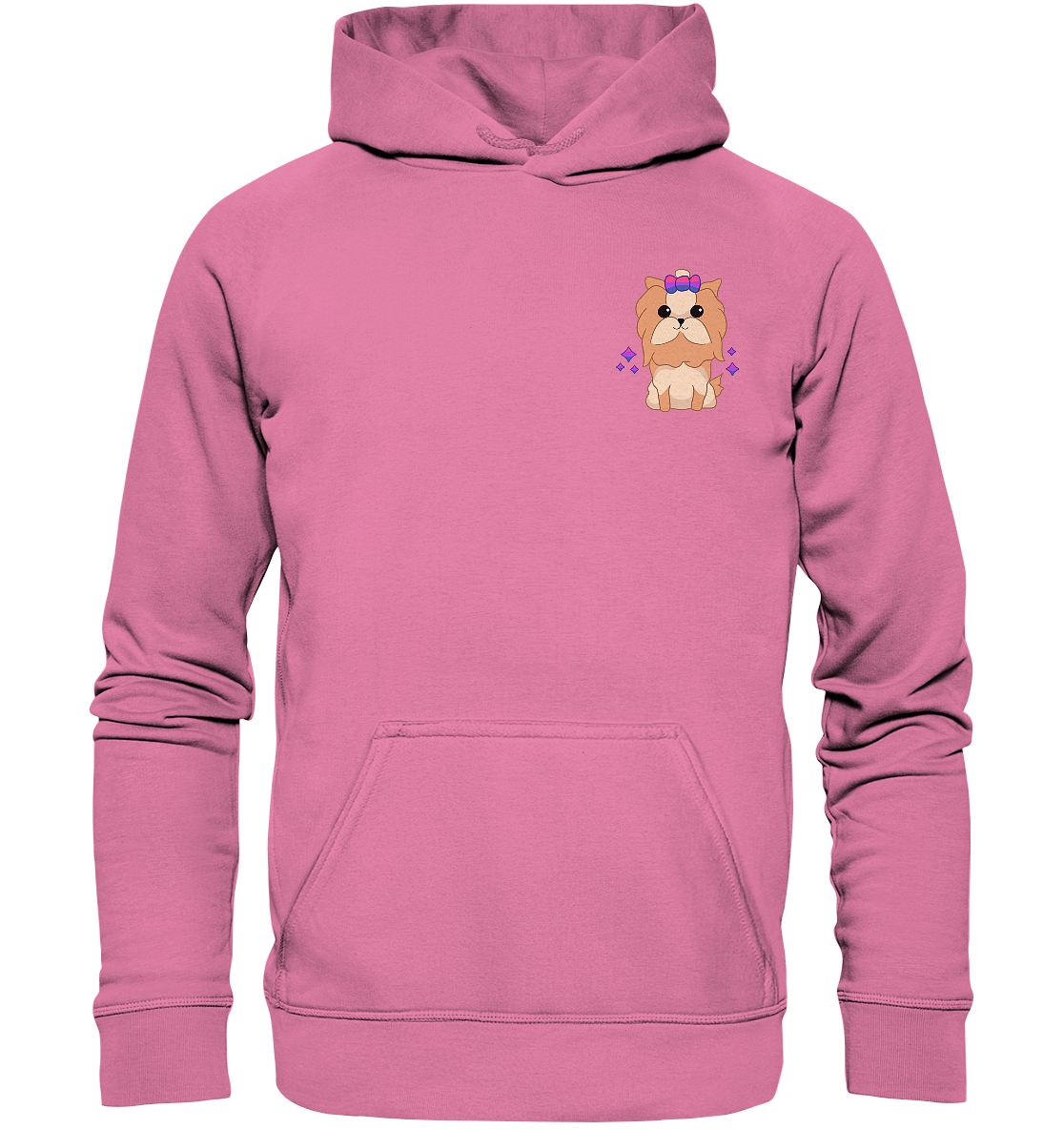 Cute Bisexual Dog - Basic Unisex Hoodie