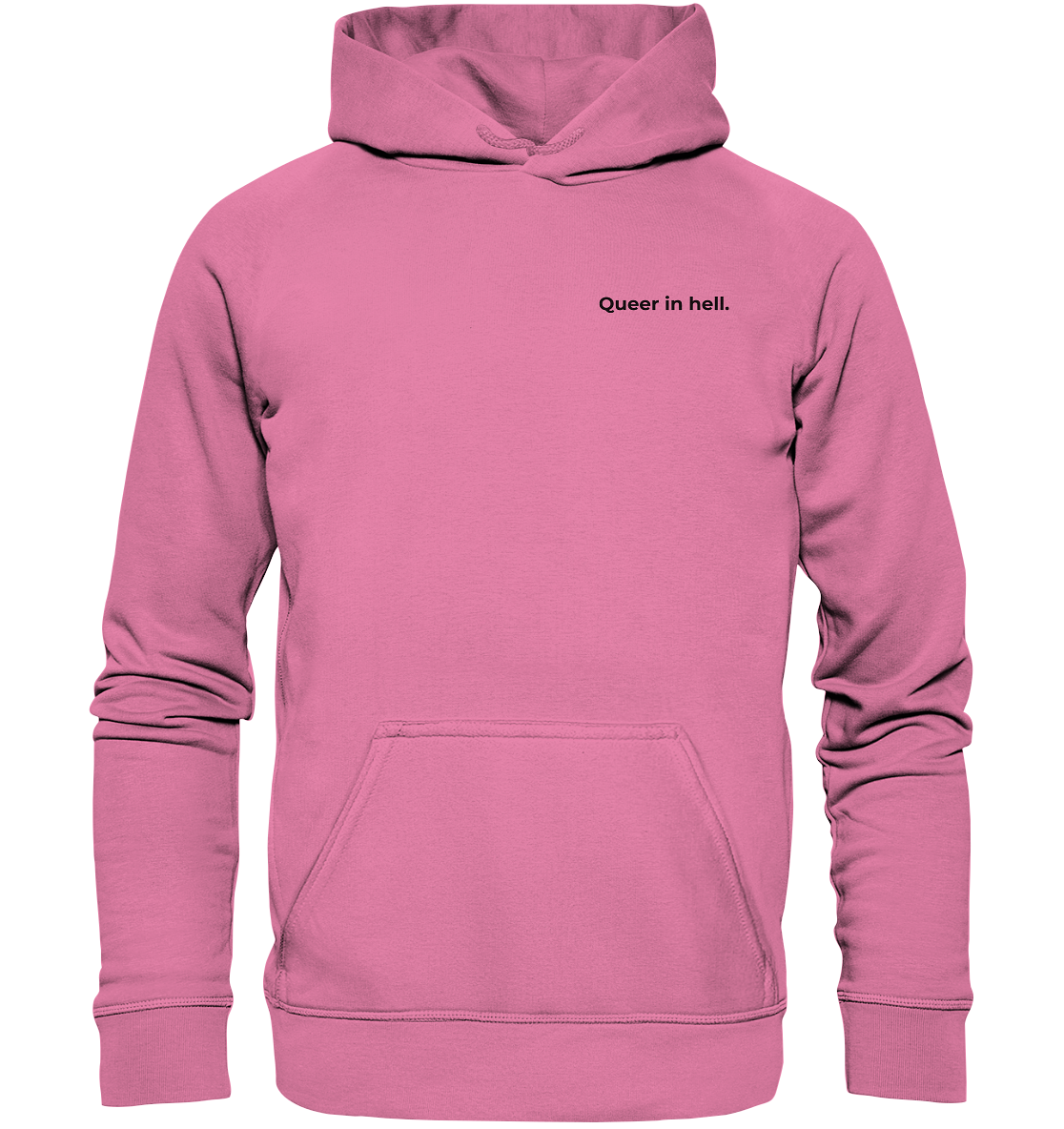 Queer in Hell '25 Backprint - Basic Unisex Hoodie