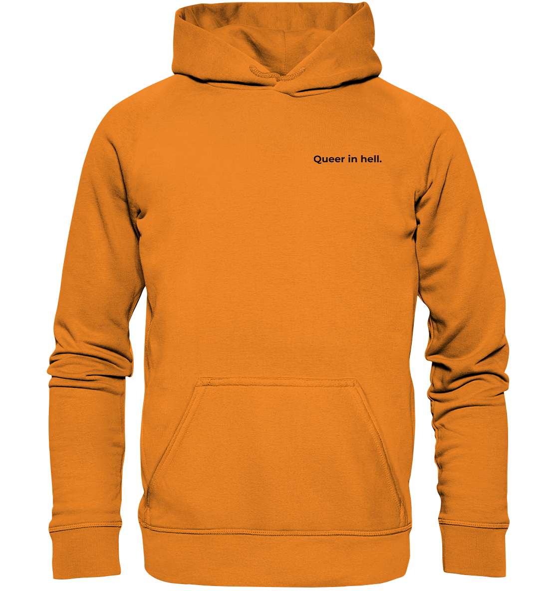 Queer in Hell '25 Backprint - Basic Unisex Hoodie
