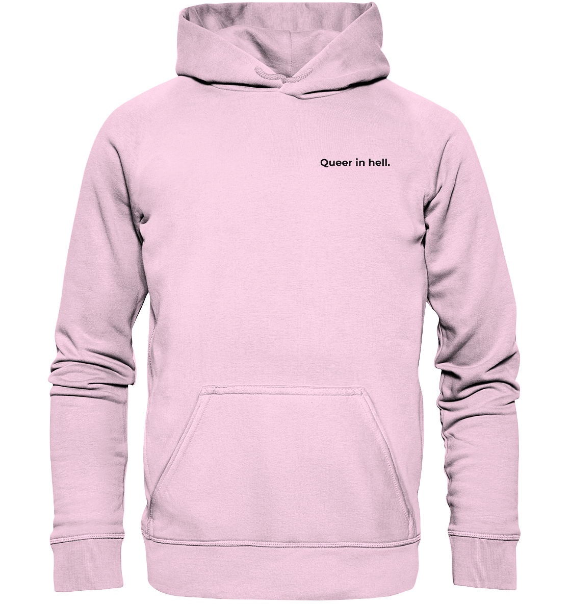 Queer in Hell '25 Backprint - Basic Unisex Hoodie