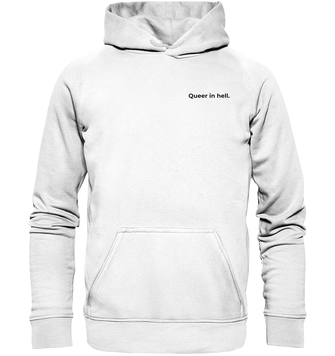 Queer in Hell '25 Backprint - Basic Unisex Hoodie