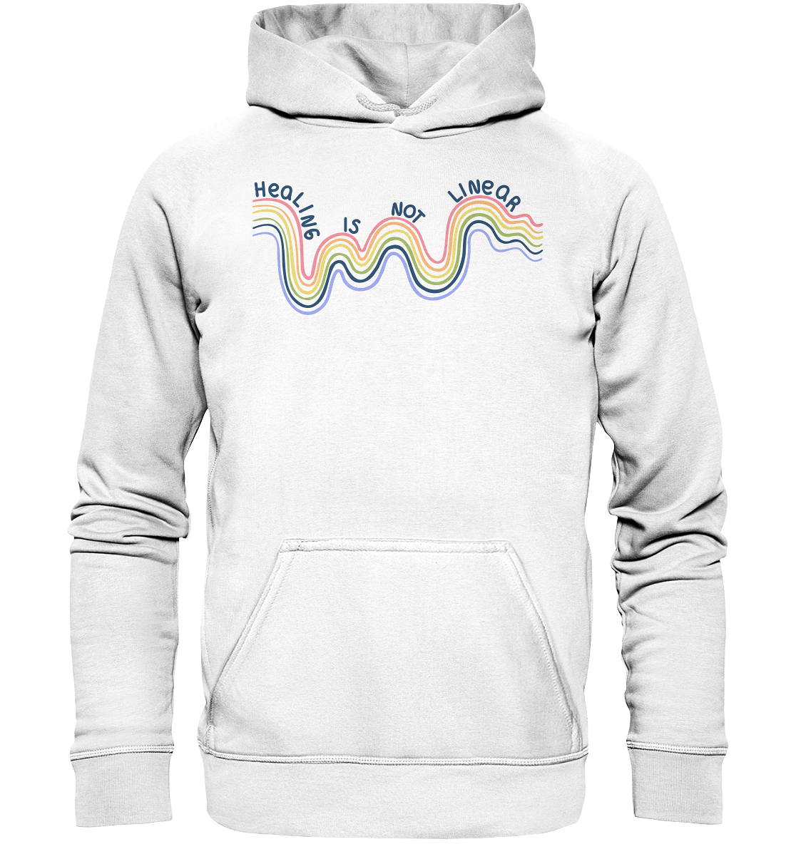 Healing is not Linear - Basic Unisex Hoodie