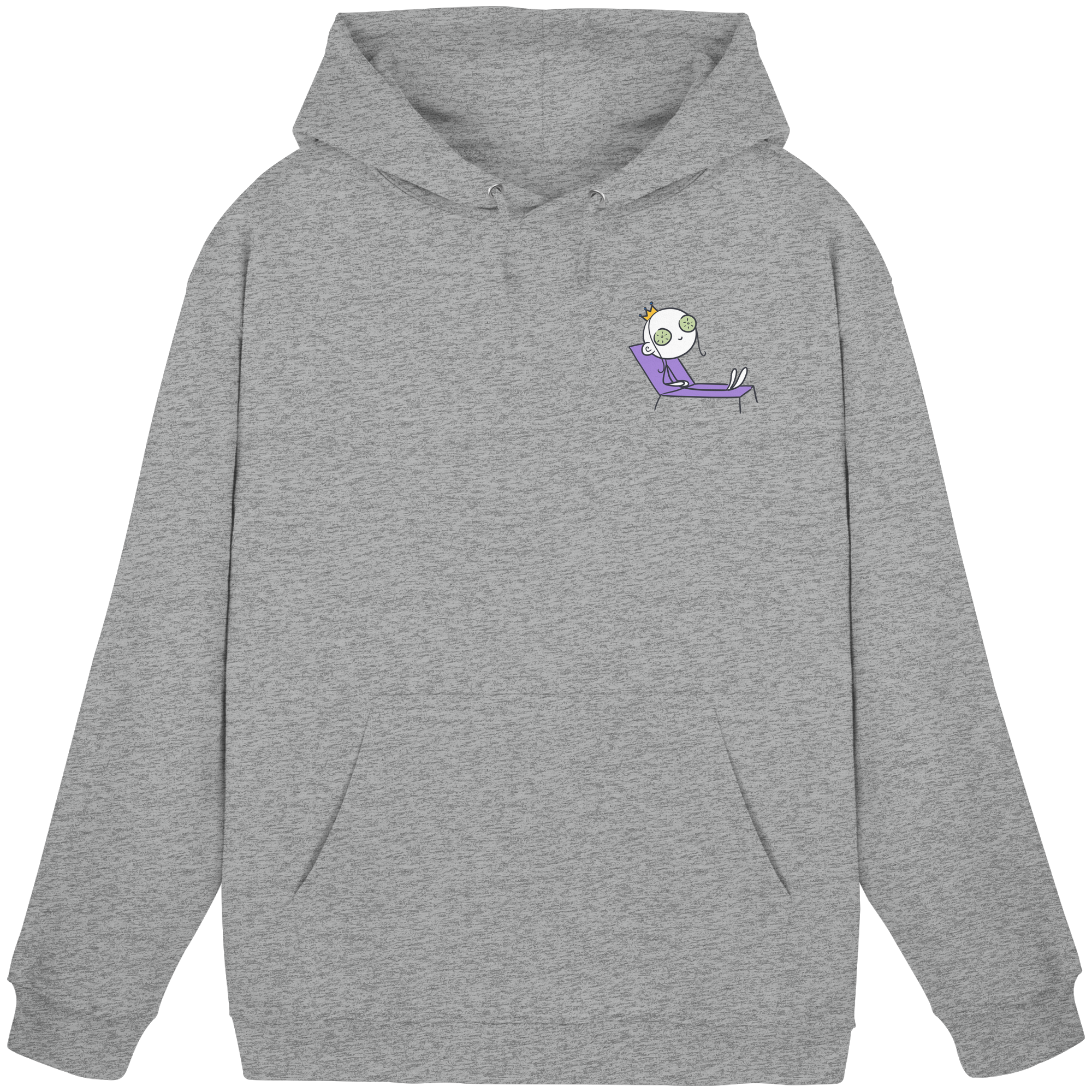 Seelenmännchen "Chill Out Edition" Brustprint - Basic Unisex Hoodie