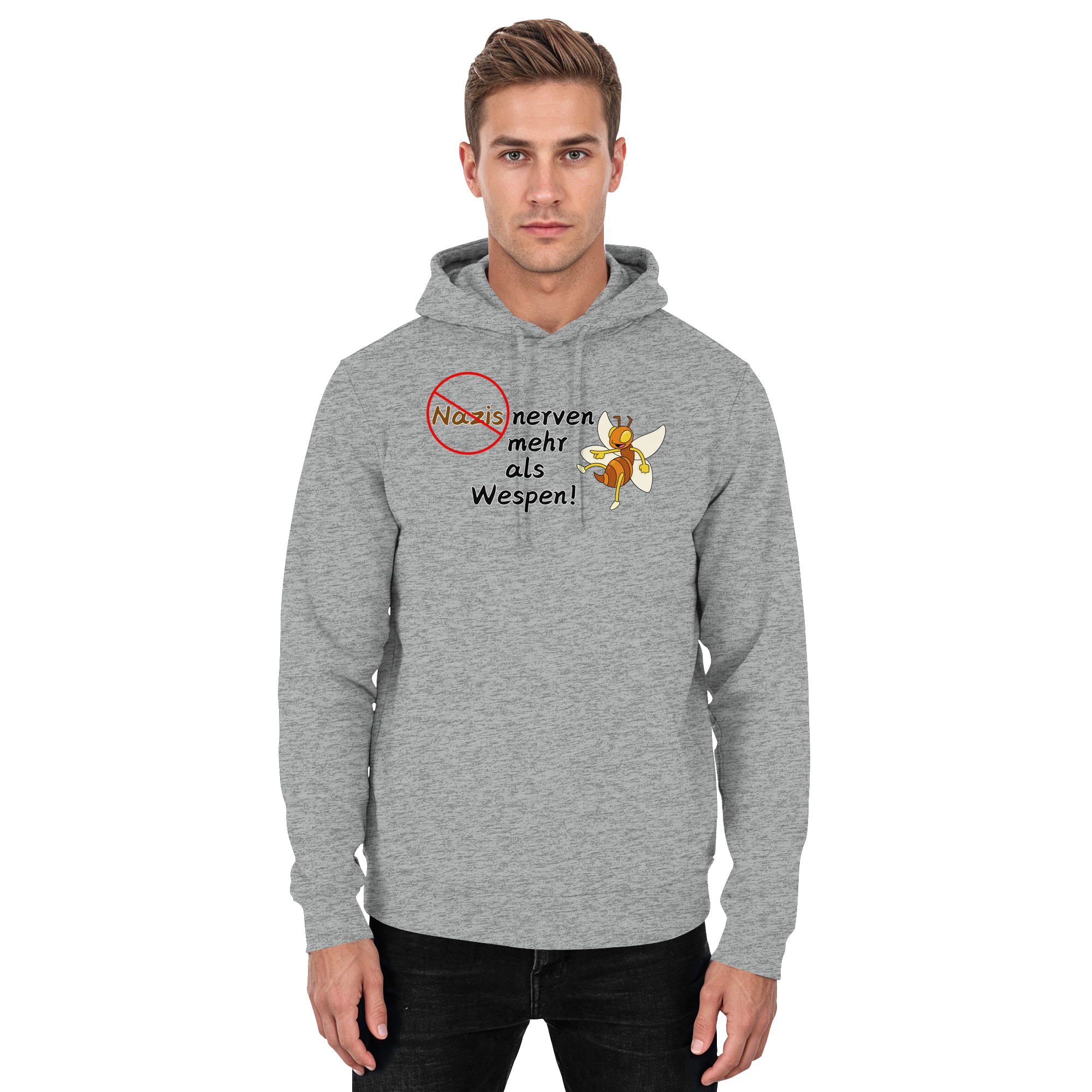 Nazis nerven mehr als Wespen - Basic Unisex Hoodie