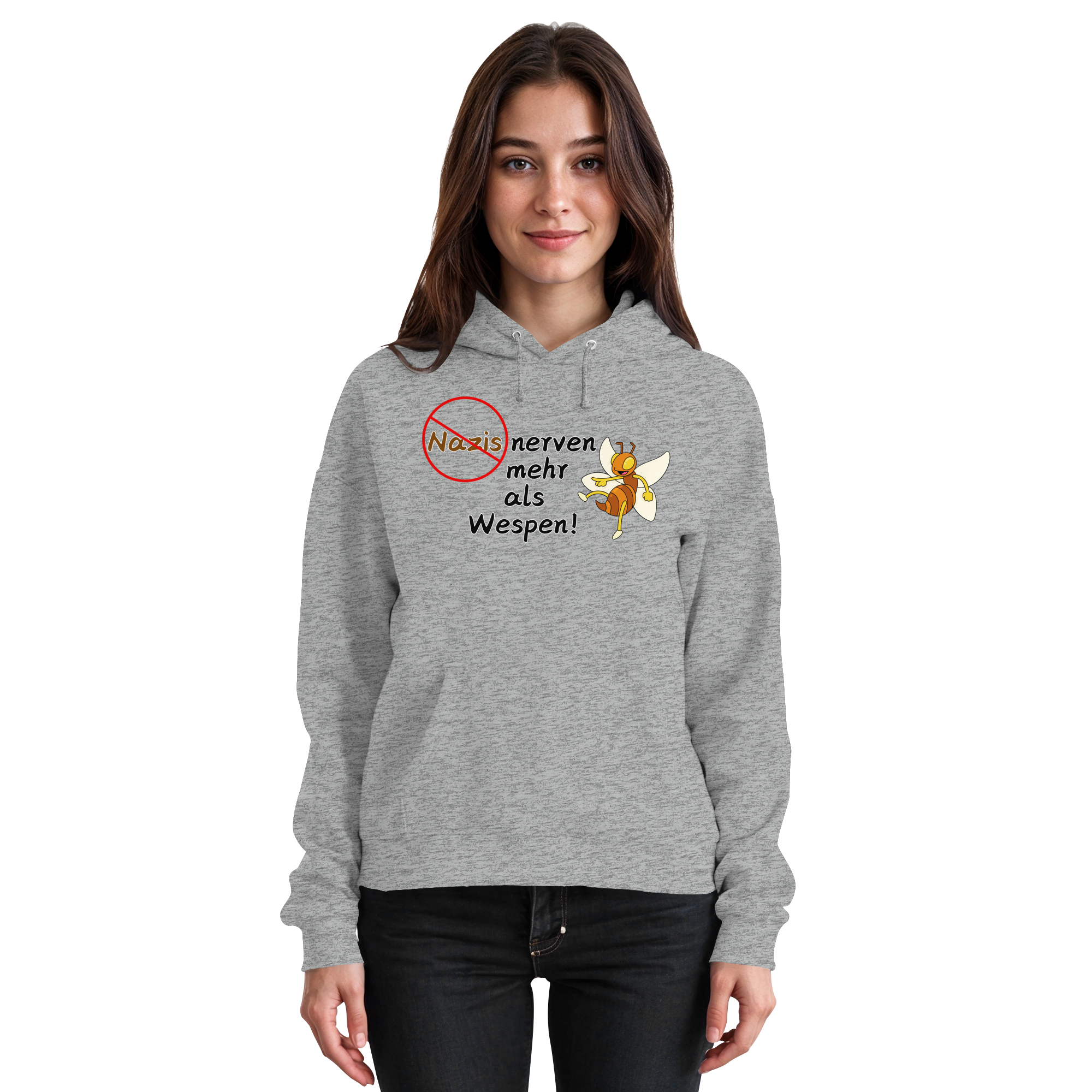 Nazis nerven mehr als Wespen - Basic Unisex Hoodie