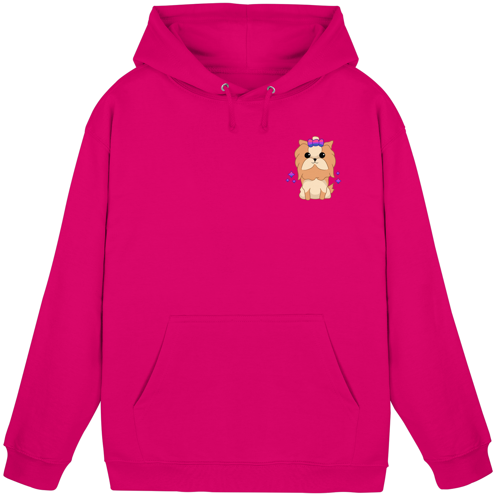Cute Bisexual Dog - Basic Unisex Hoodie