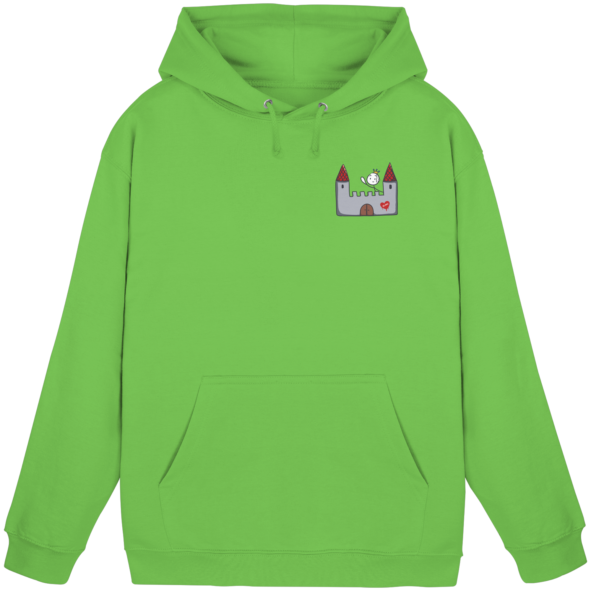 Seelenmännchen "Schloss Edition" Brustprint (dunkel) - Basic Unisex Hoodie