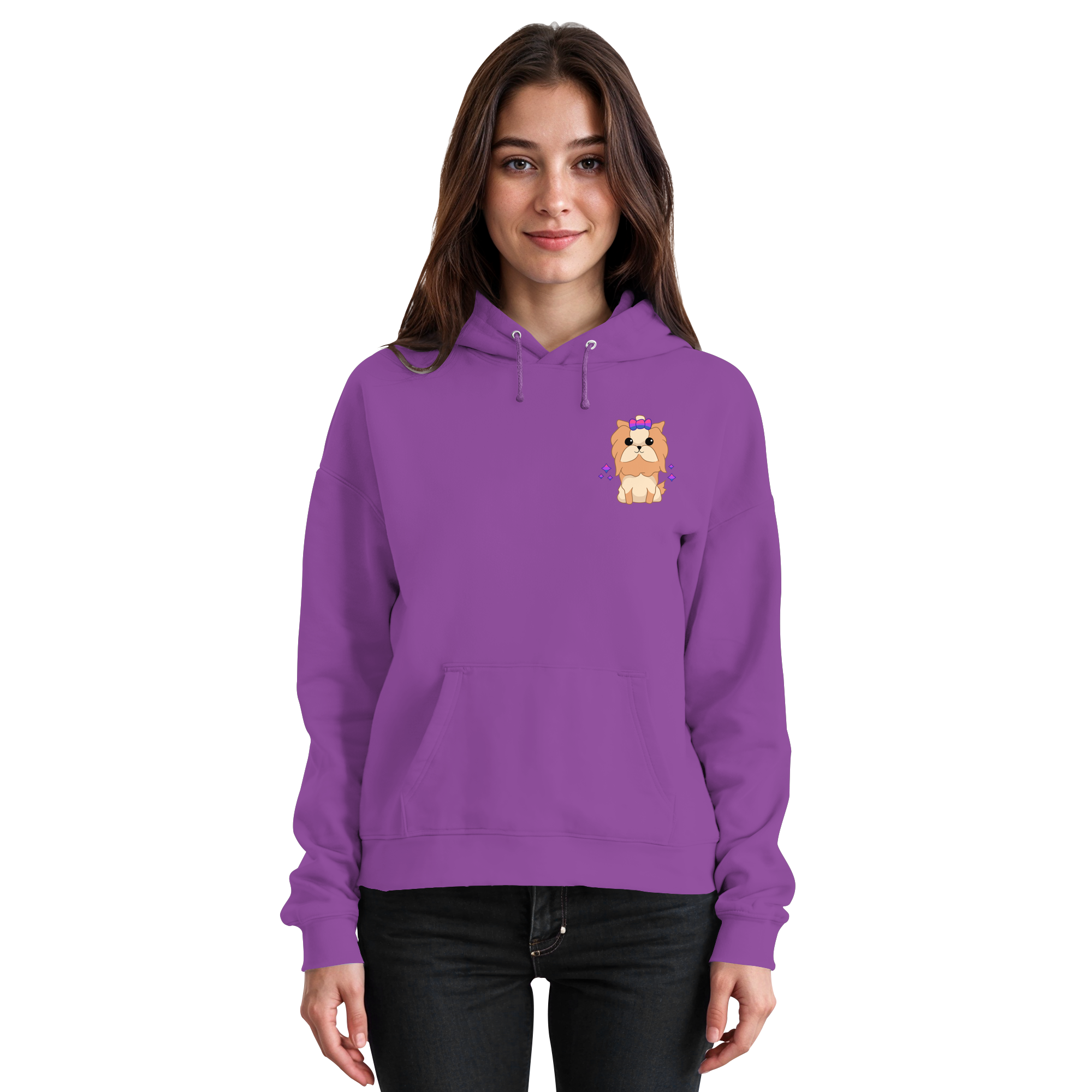 Cute Bisexual Dog - Basic Unisex Hoodie