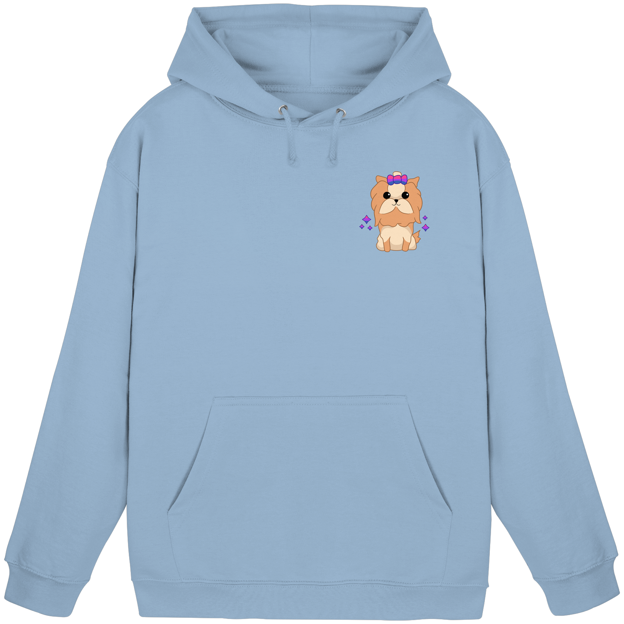 Cute Bisexual Dog - Basic Unisex Hoodie