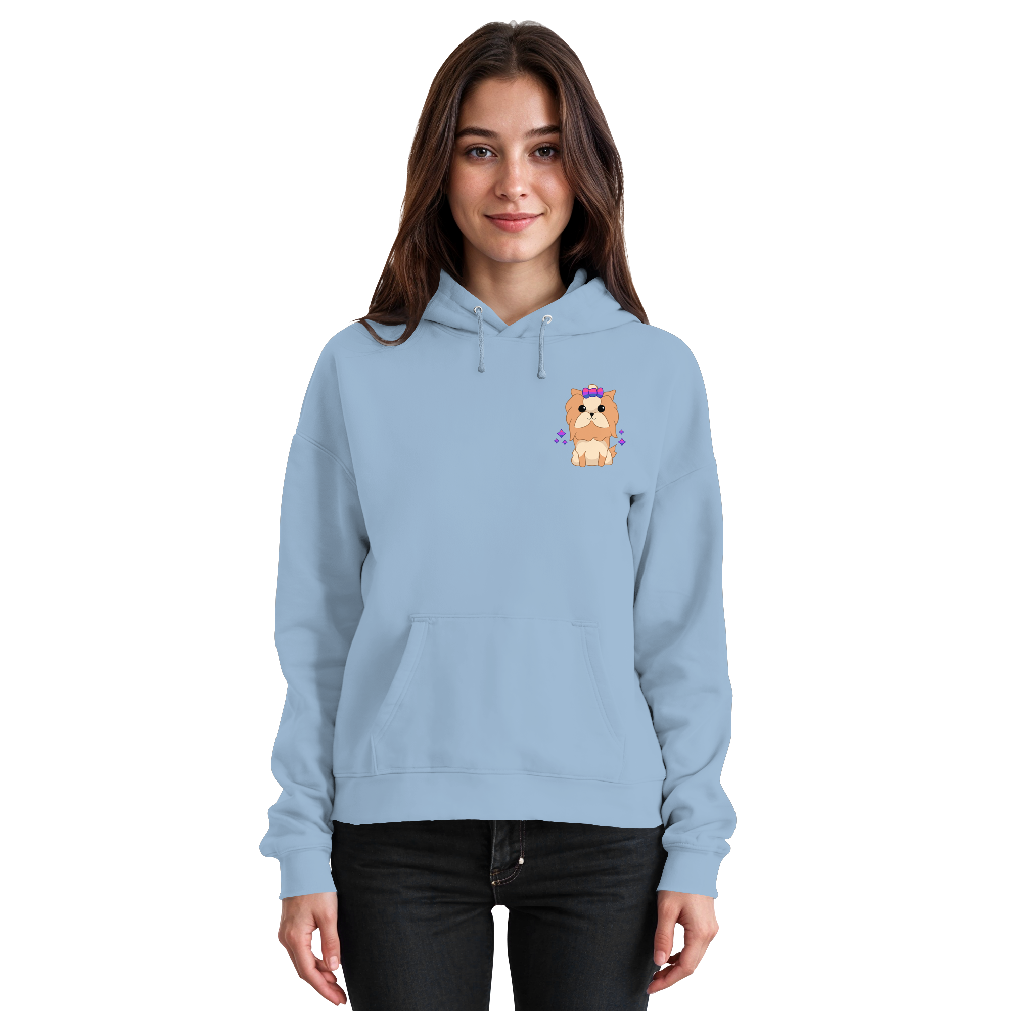 Cute Bisexual Dog - Basic Unisex Hoodie