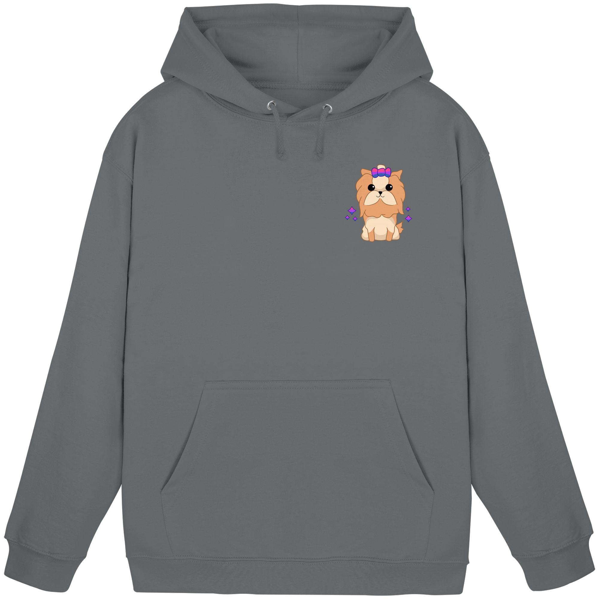 Cute Bisexual Dog - Basic Unisex Hoodie